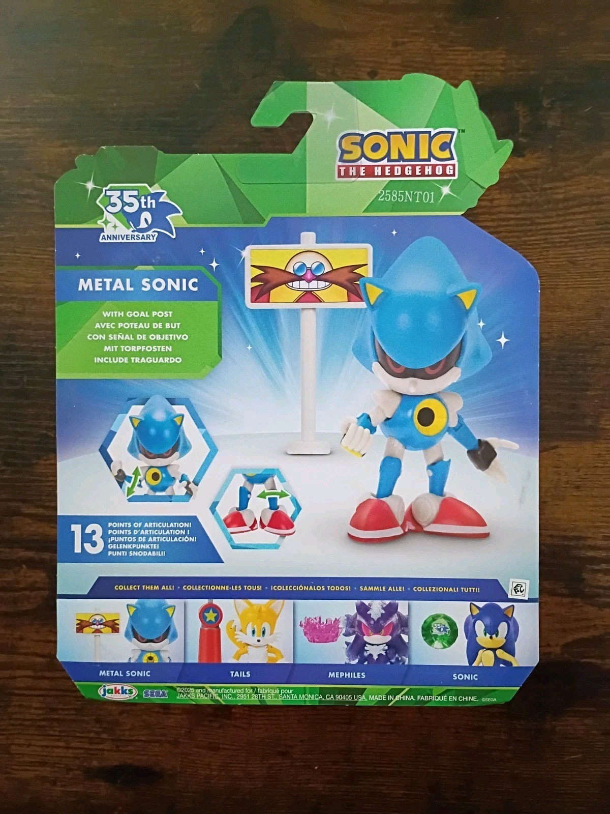6-PK SONIC the HEDGEHOG 4″ Lot Tails Classic Modern Metal 35th Jakks SEGA