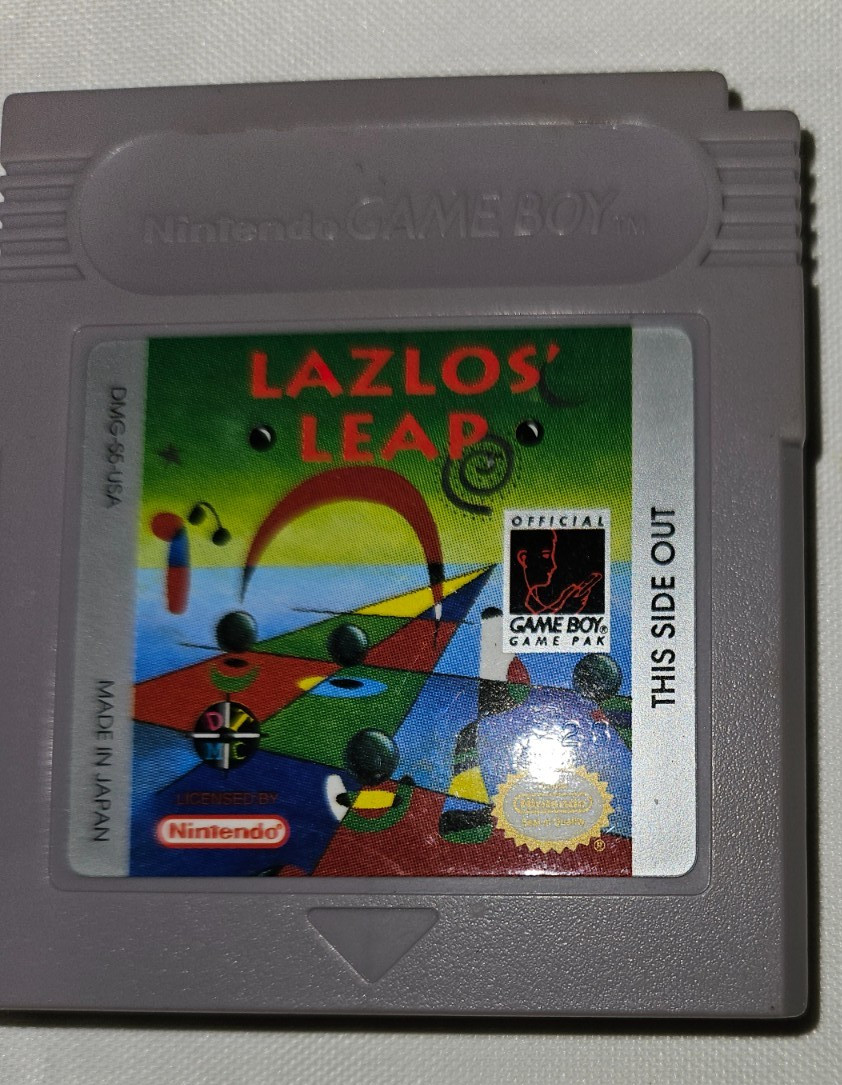 Lazlos’ Leap Cartridge Only Authentic Nintendo Game Boy DMG-S6-USA 1992 Gameboy