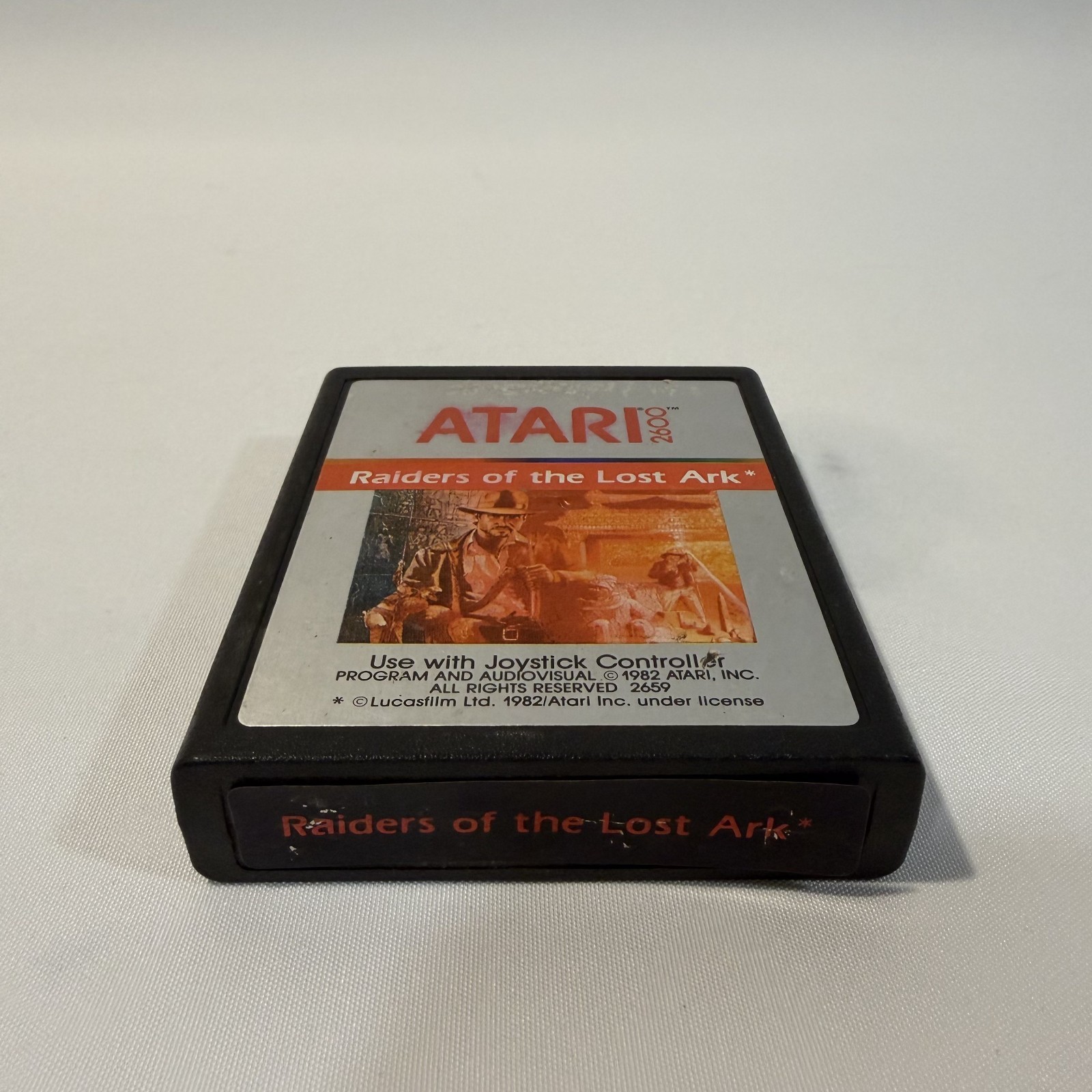 Raiders of the Lost Ark Atari 2600 Atari Adventure Action Retro Cartridge Manual