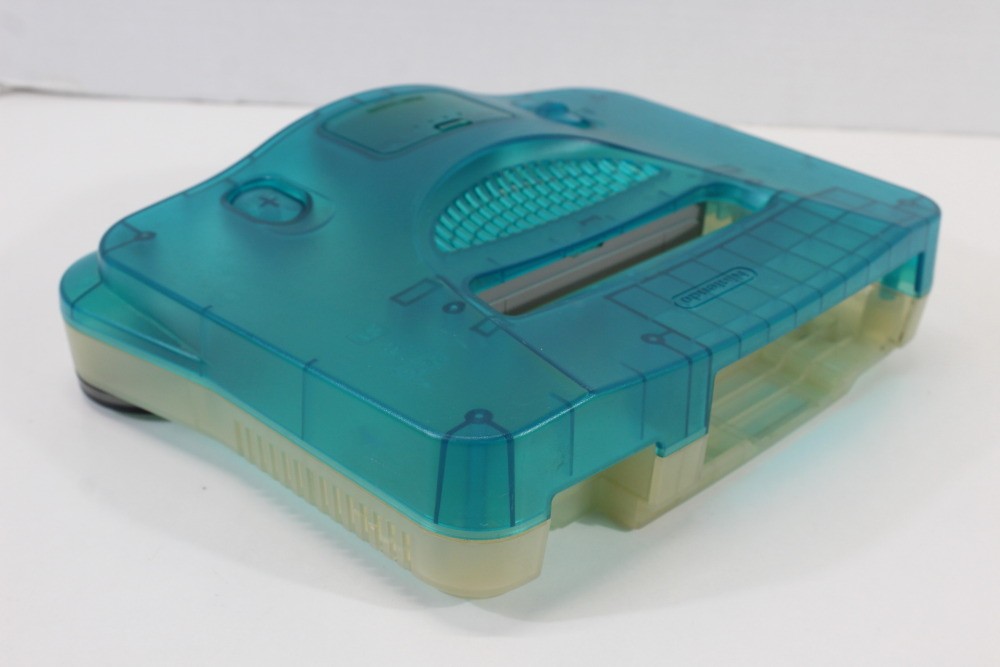 Nintendo 64 N64 OEM Toys R Us Clear Blue White Console Replacement Shell Cos.Da3