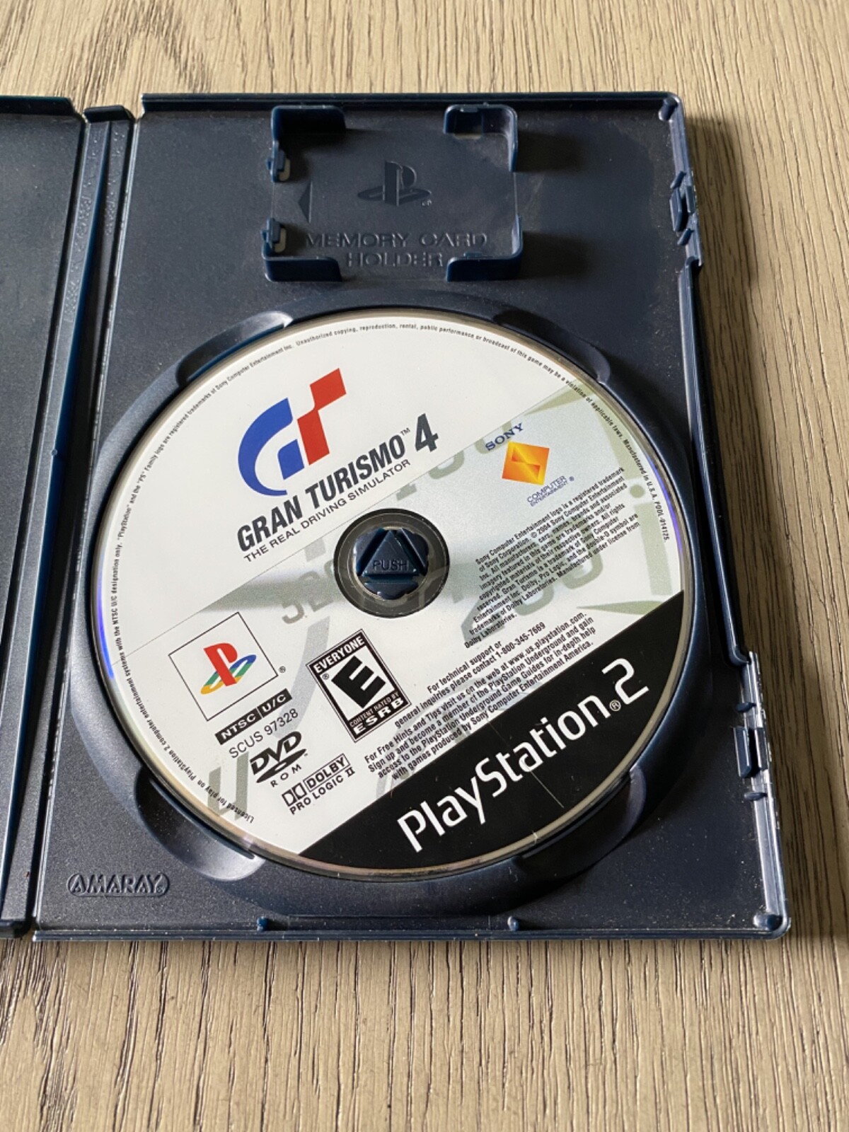 Disc Gran Turismo 4 Driving Simulator Sony Playstation 2 PS2 🔴 black label case