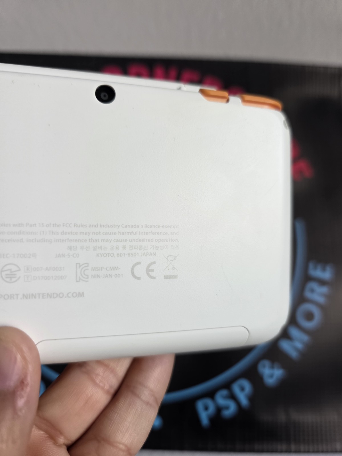 Nintendo New 2DS XL Console White/Orange FAST SHIPPING