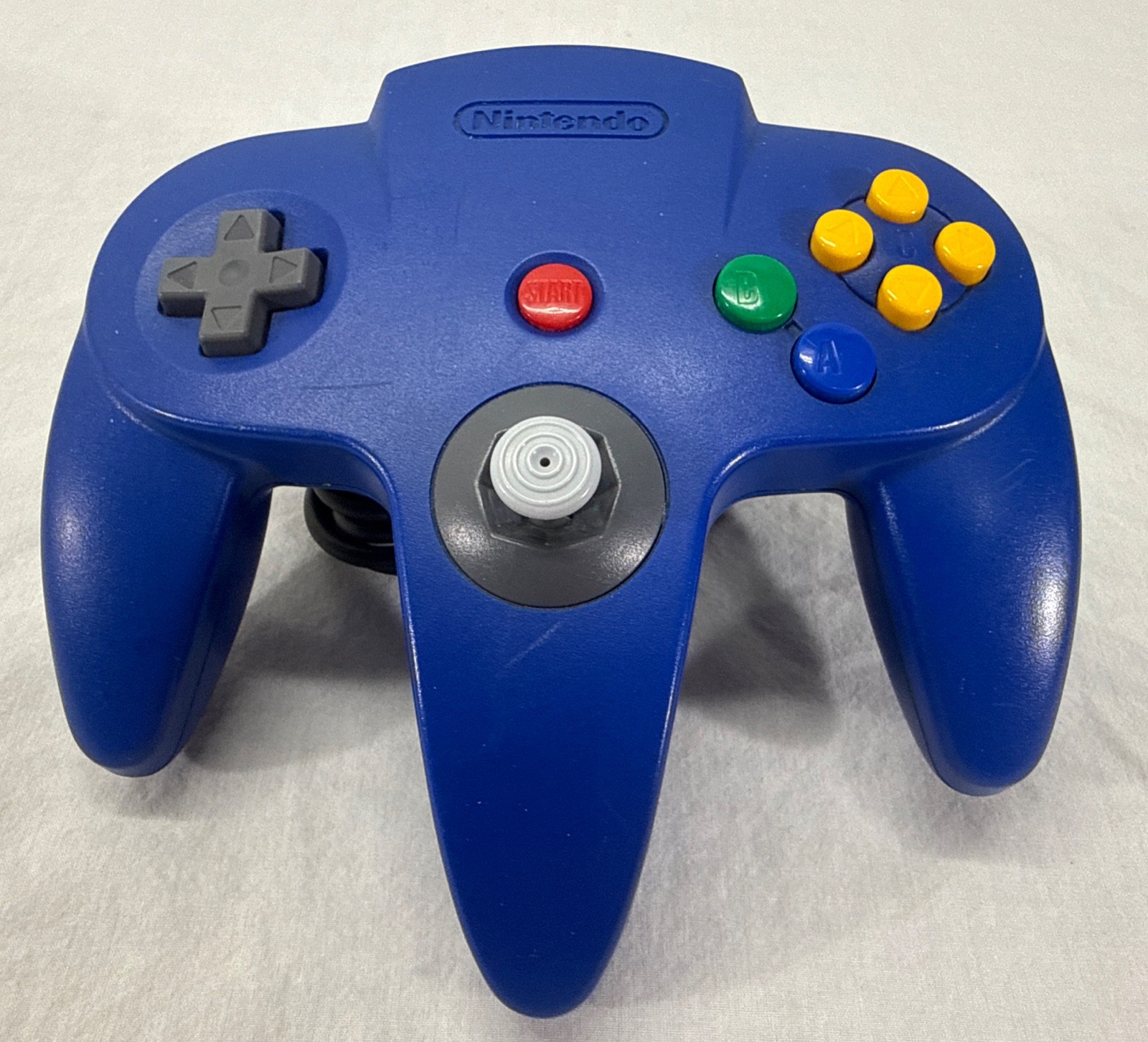 Official Nintendo 64 Controller Blue AUTHENTIC OEM N64 Remote Original NUS-005