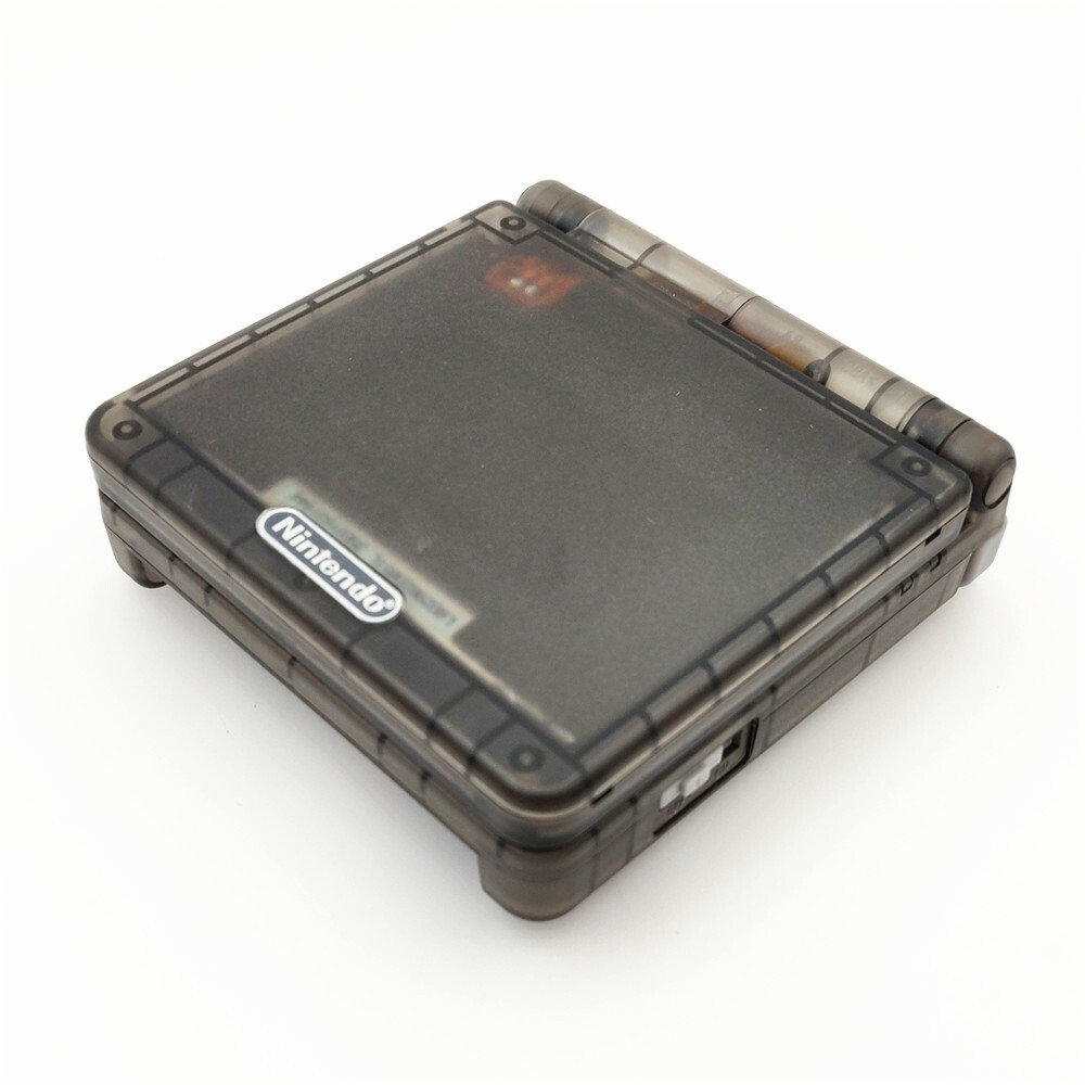 Clear Black Game Boy Advance SP Console AGS 001 Front light LCD GBA SP Console