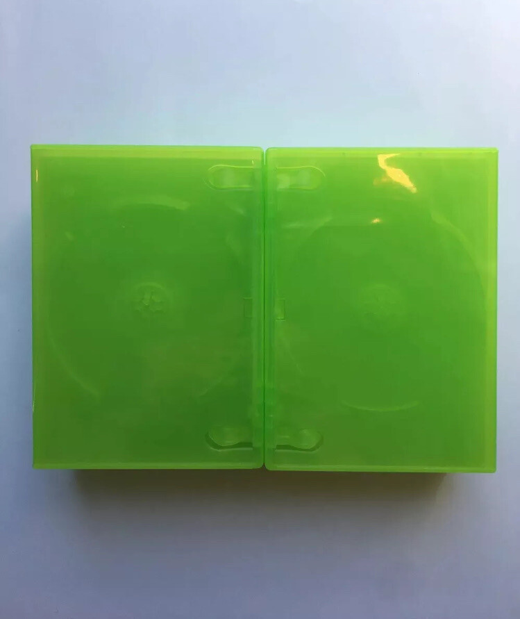 New 10 XBOX 360 Translucent Green Replacement Video Game Storage Shell Cases