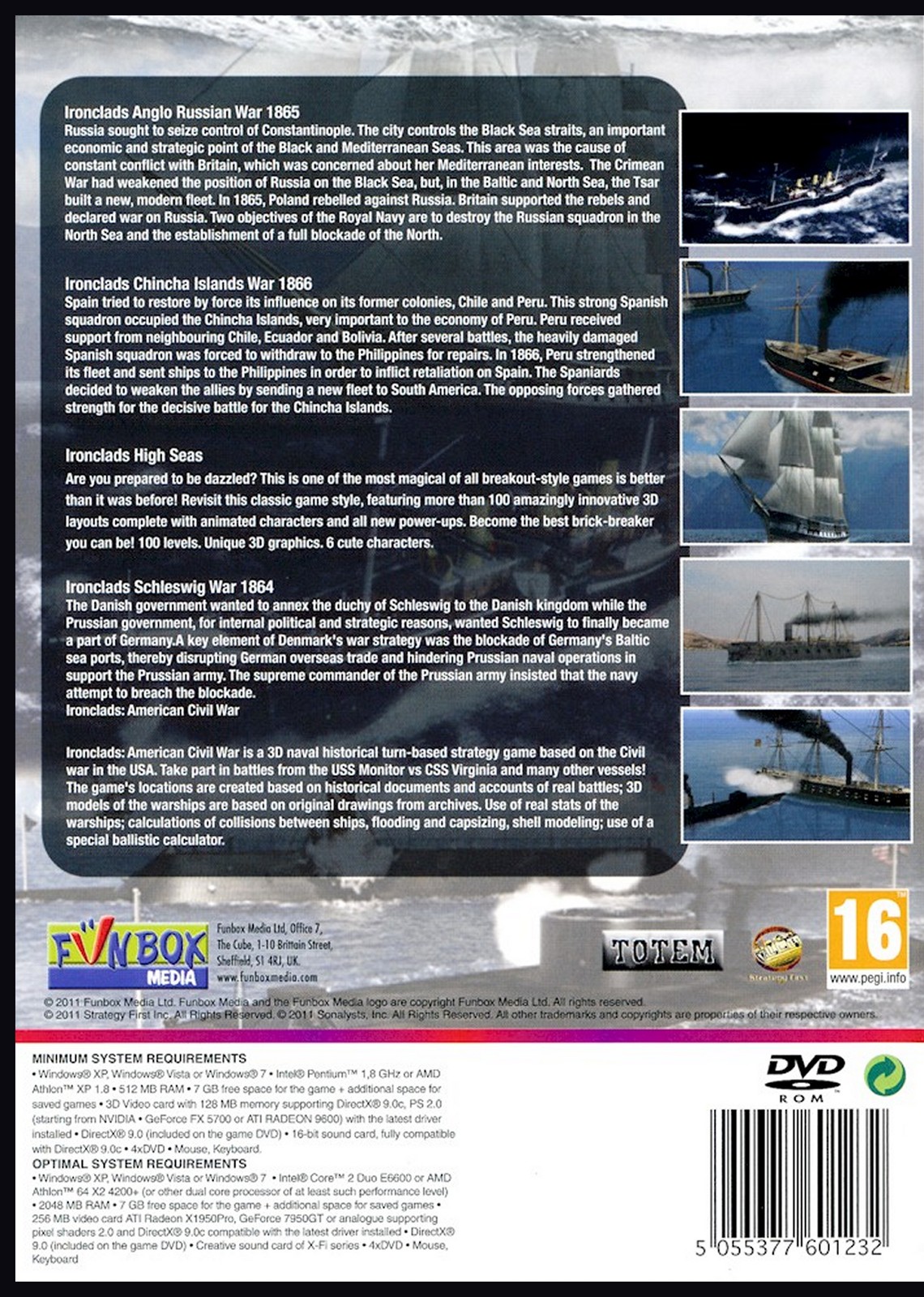 IRONCLADS COMPLETE PACK 5 COMPLETE GAMES BRAND NEW SHIPS FAST and SHIPS FREE!