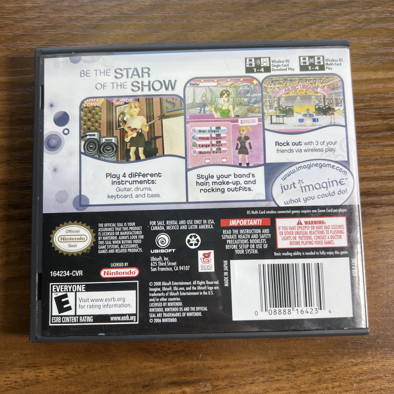 Imagine: Rock Star – Nintendo DS – CIB With Manual