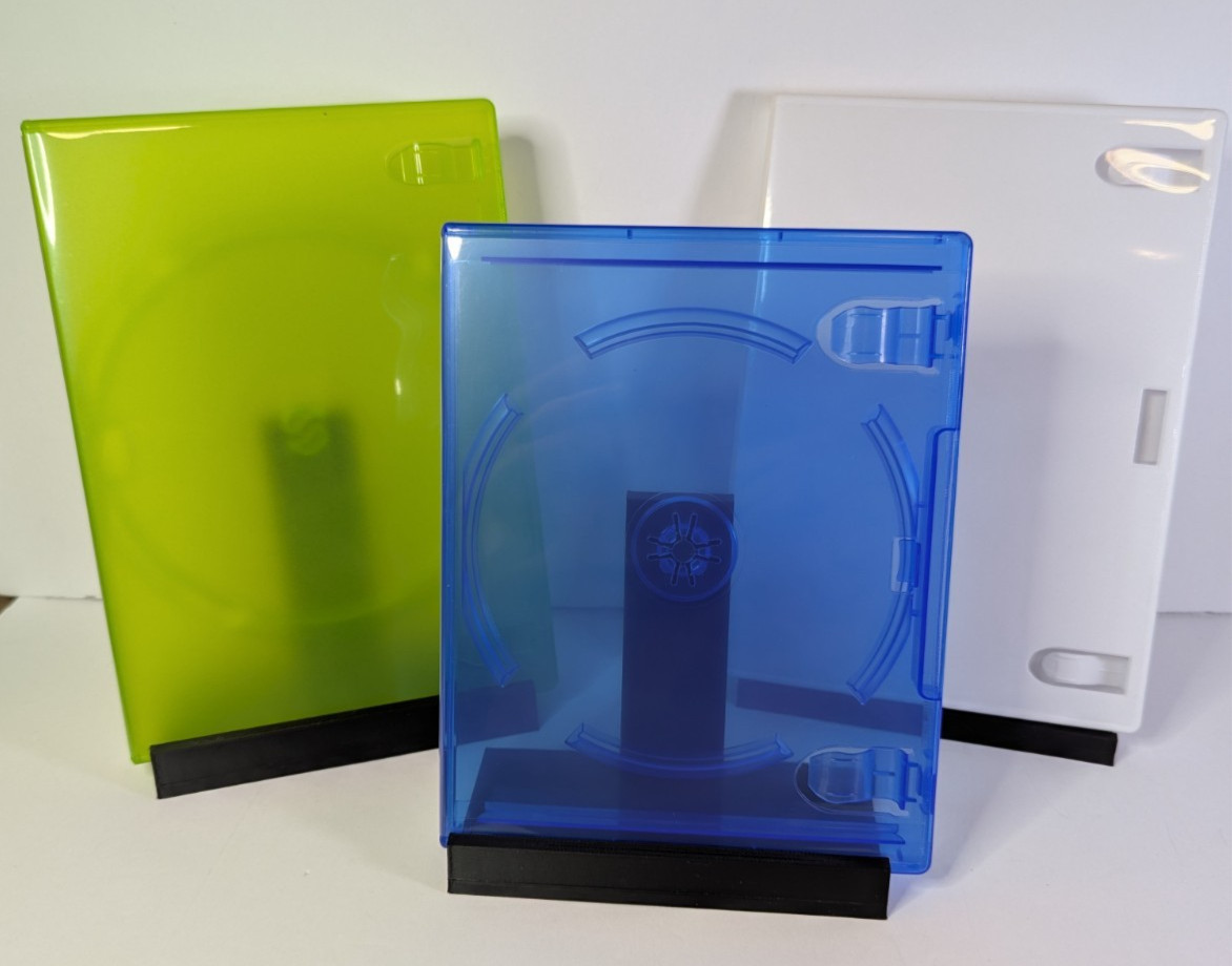 Video Game CD DVD Blu Ray Display/Stand/Holder – STAND ONLY (Cases not included)