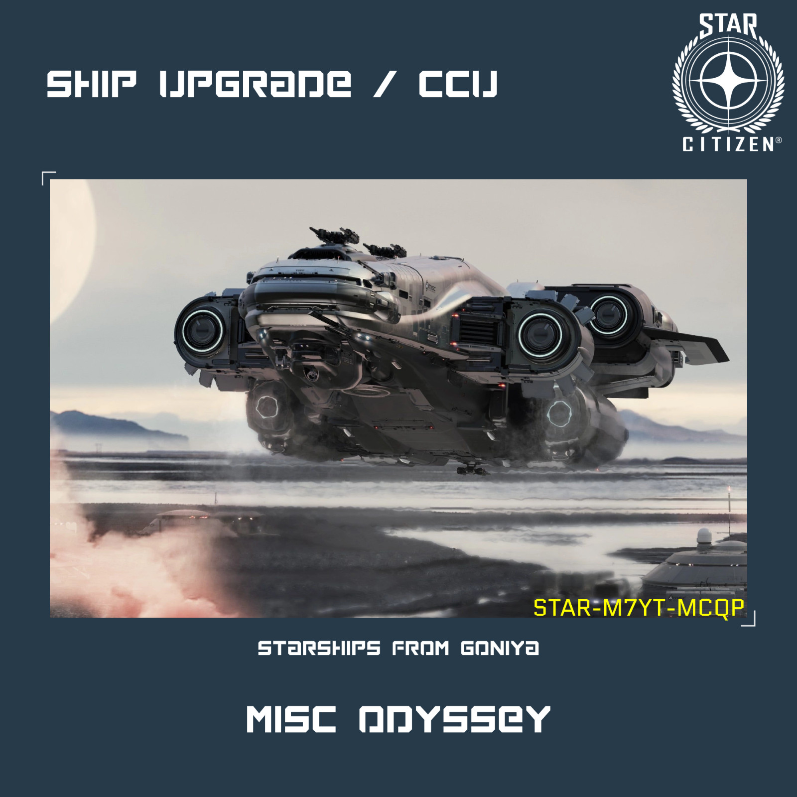 STAR CITIZEN – MISC ODYSSEY UPGRADE – (CCU)