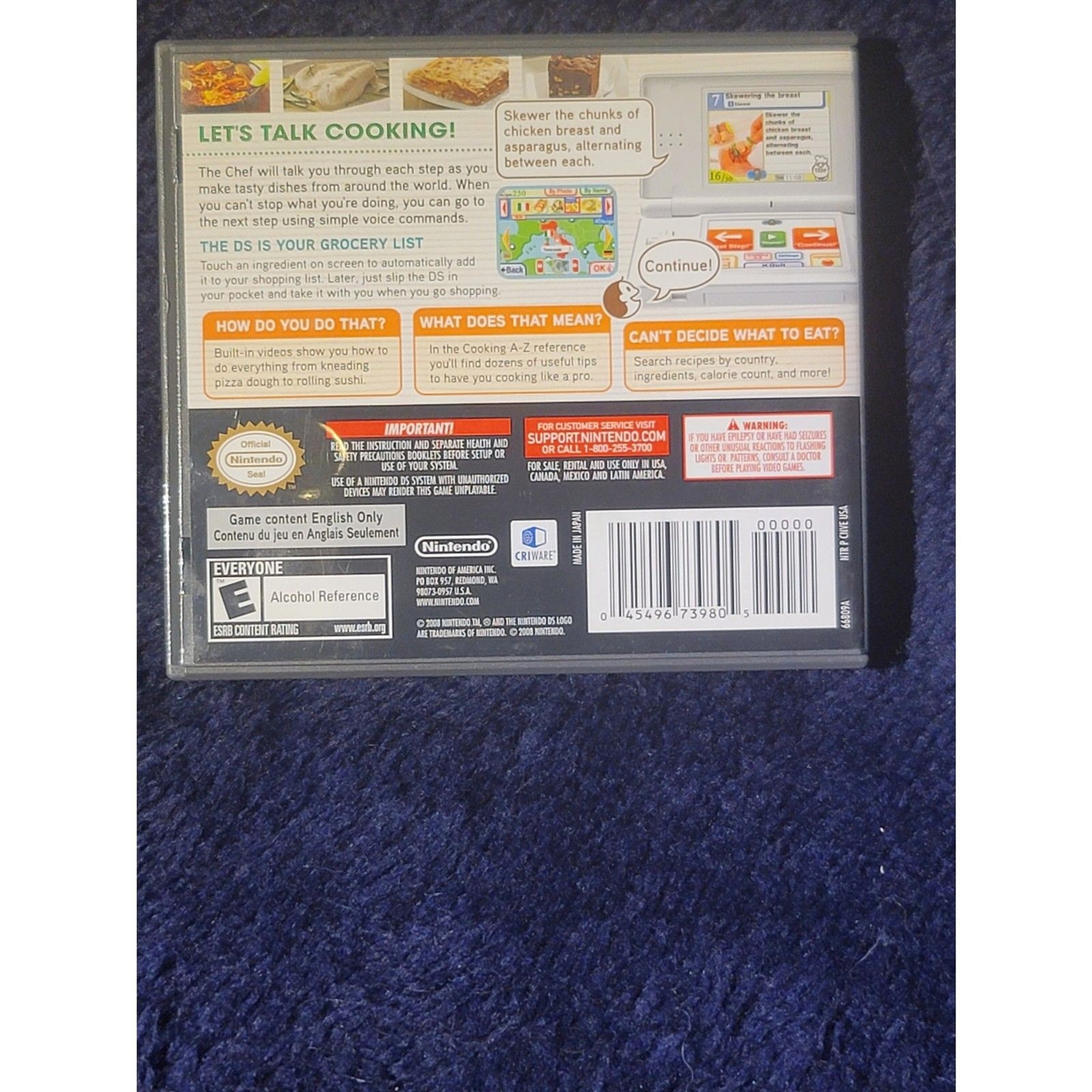 Personal Trainer: Cooking for Nintendo DS, 2DS & 3DS