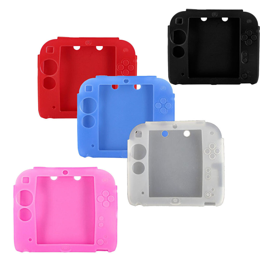 For Nintendo 2DS Soft Silicone Rubber Gel Skin Case Cover Protective Shell
