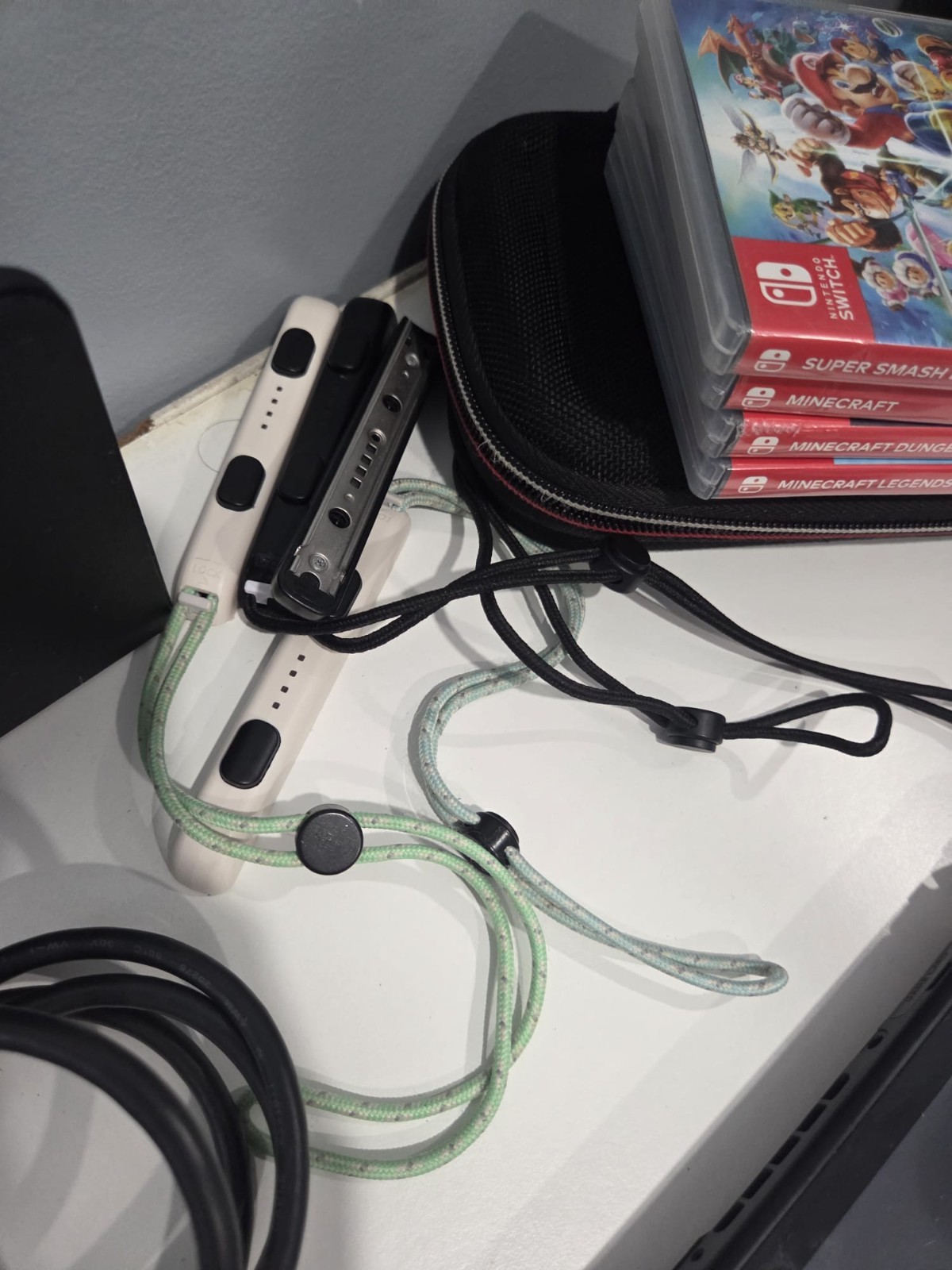 Nintendo switch oled and regular bundle with many accessories working