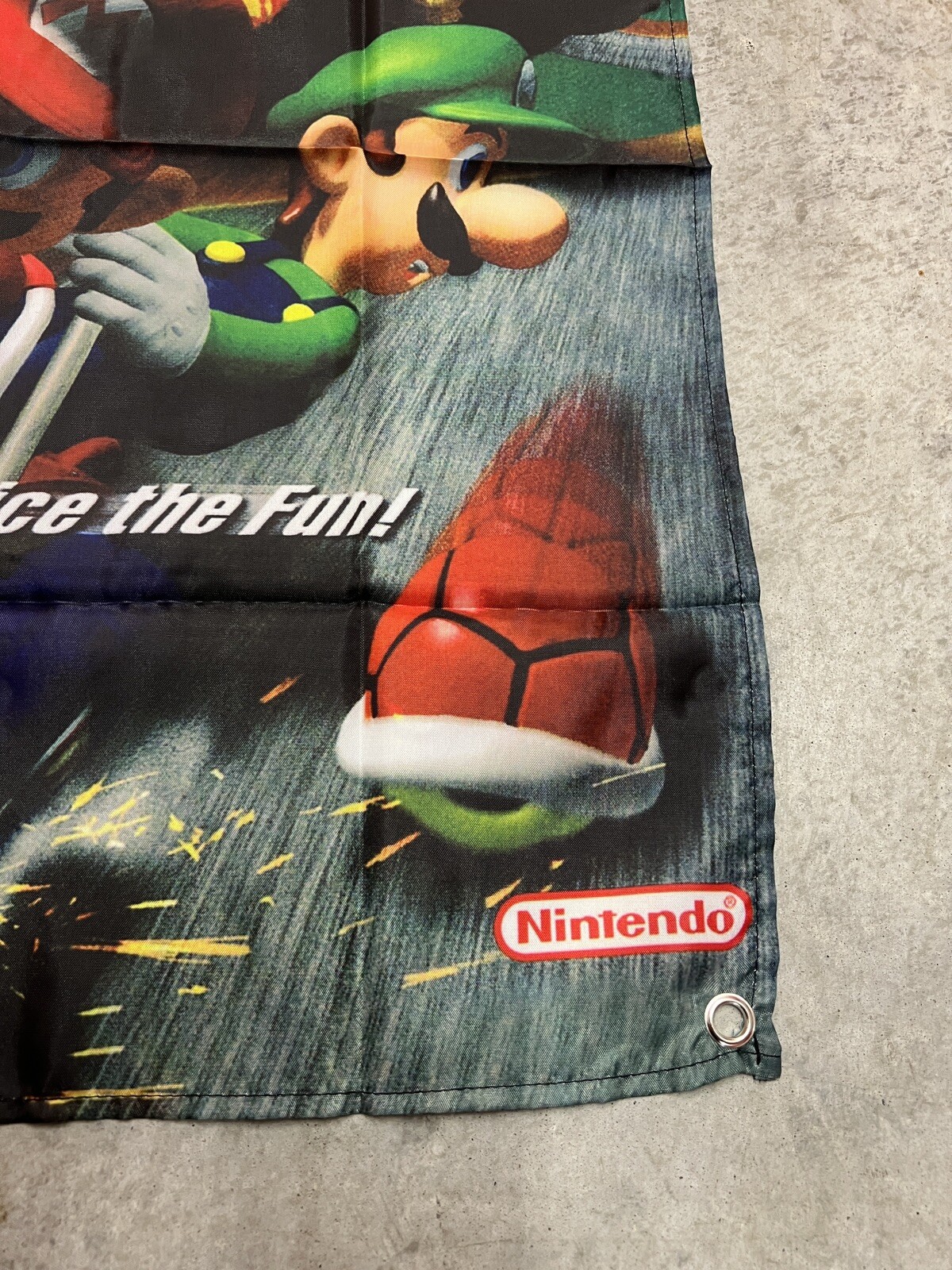 Mario Kart Double Dash Wall Flag Banner Tapestry 2 x 3 Ft, Gamecube