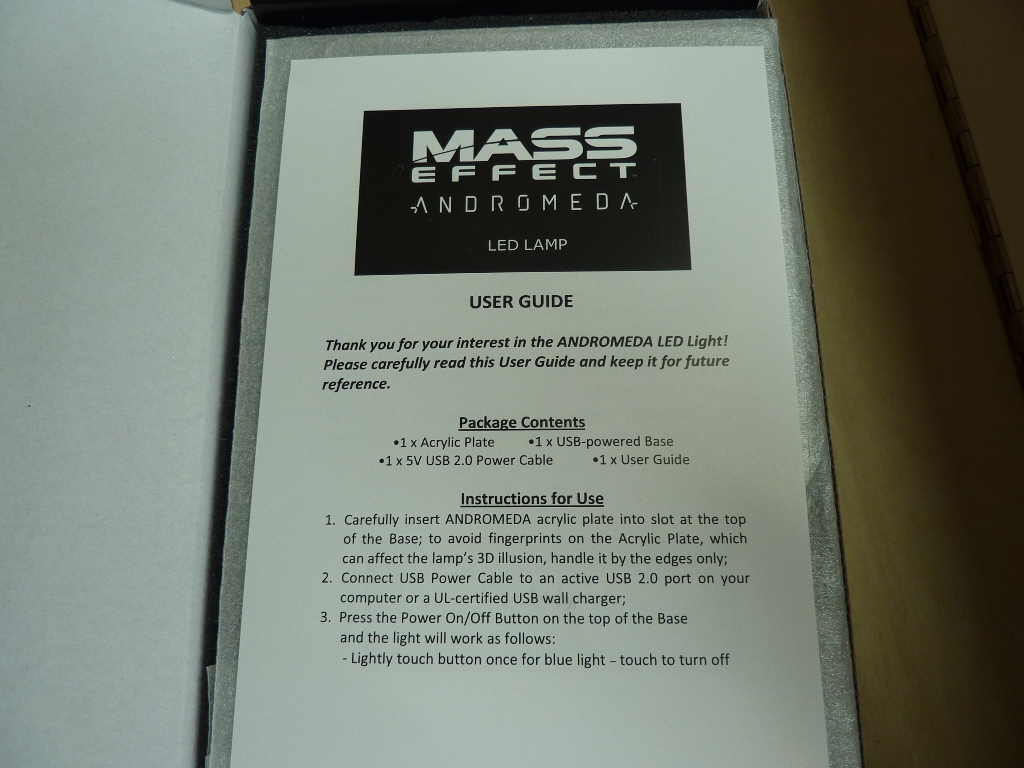 Mass Effect: Andromeda LED Lamp Pathfinder, Loot Crate Gaming excl, Future Tech