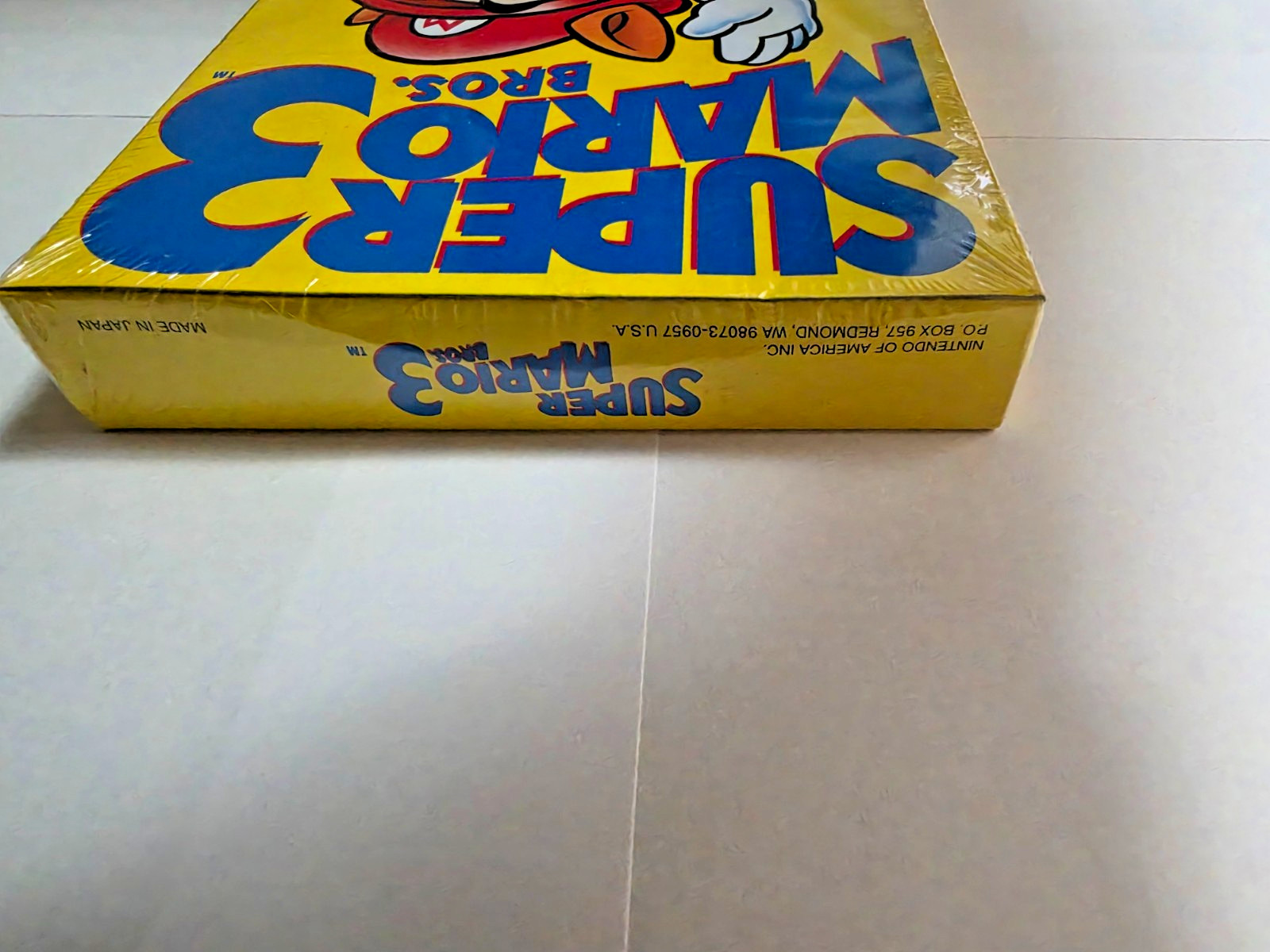 Vintage Super Mario Bros 3 Game Nintendo NES Sealed New Never Opened