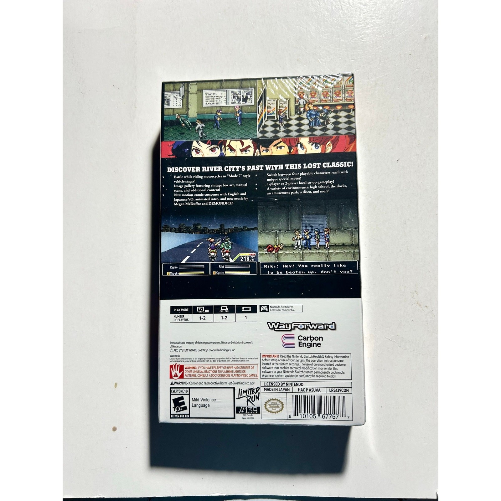 River City Girls Zero VHS Edition (Switch)Sealed New🔥No rips no tears