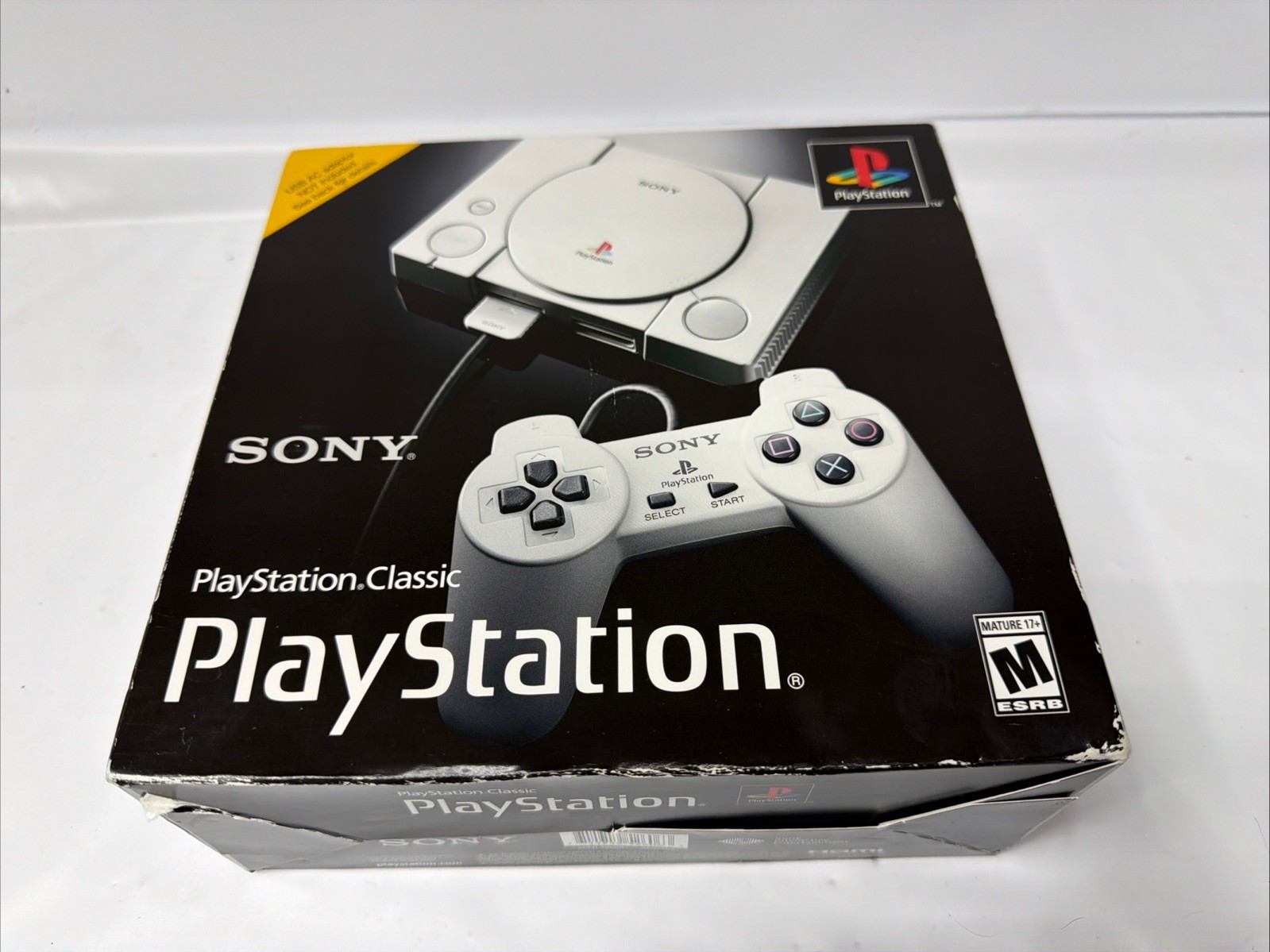 Sealed Complete in Box Brand New Authentic Sony PlayStation Classic Gray Console