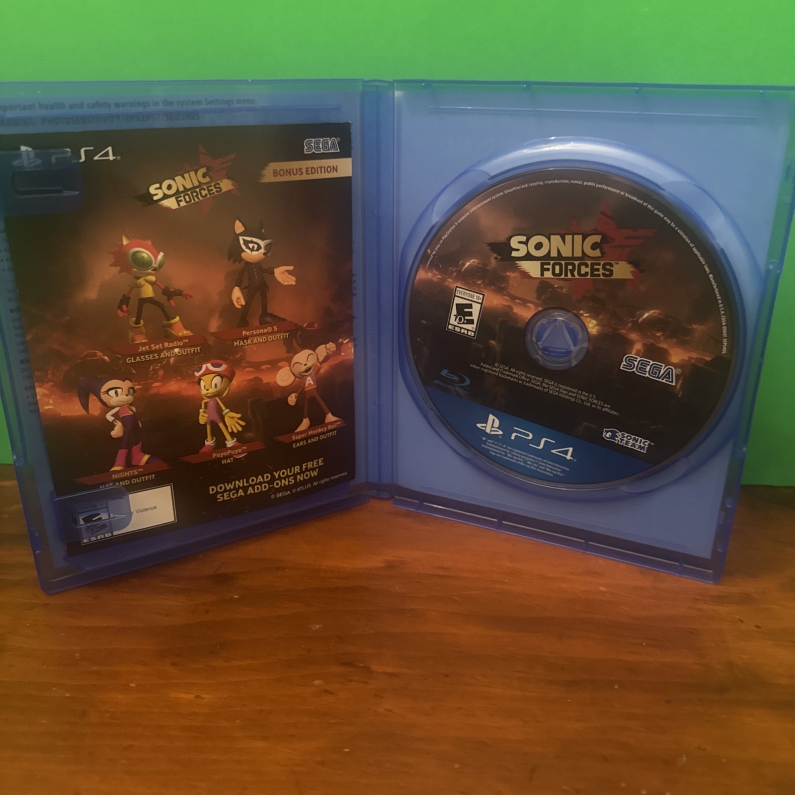 Sonic Forces Bonus Edition Sony Playstation 4 PS4 Tested & Working Sonic Forces