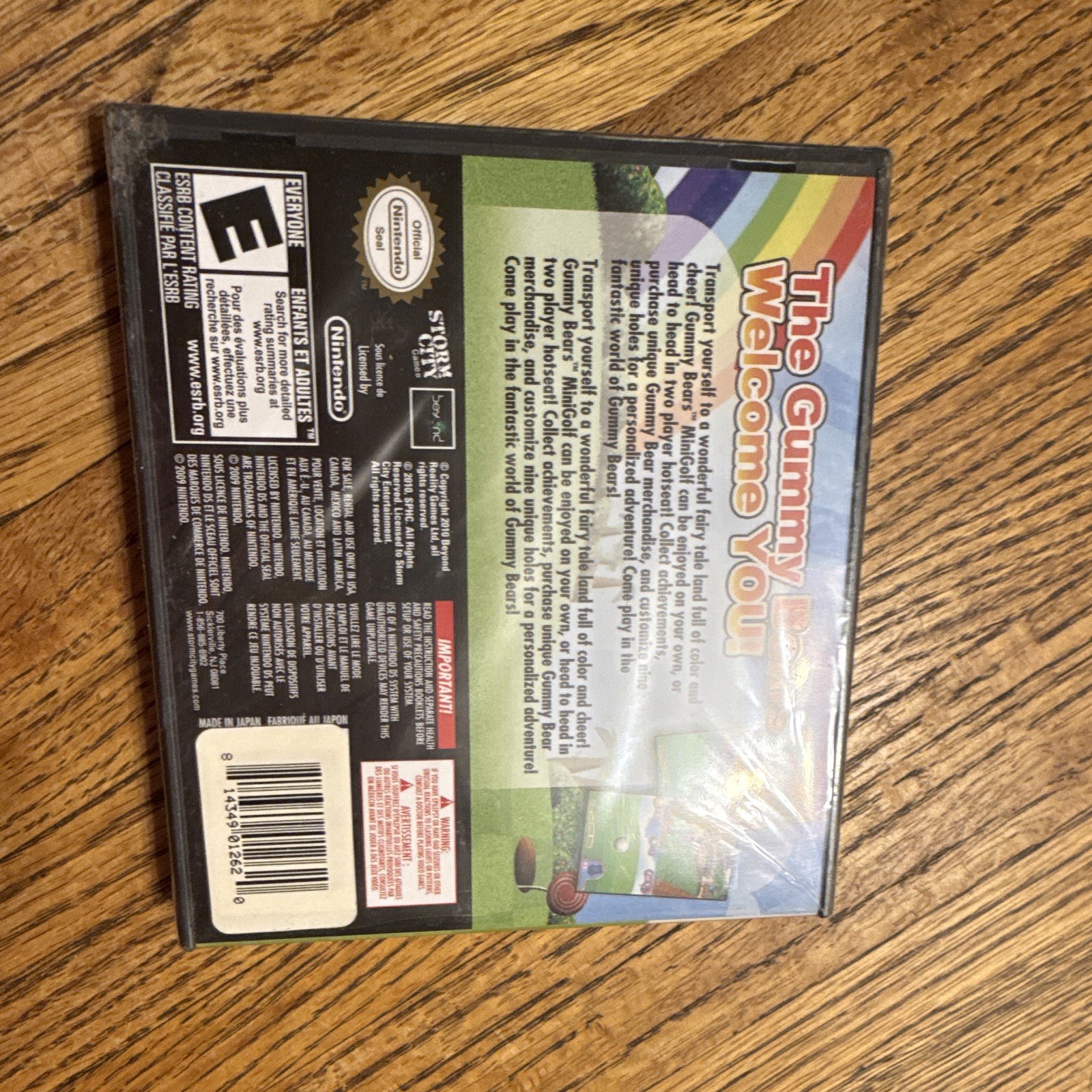 Storm City Games Gummy Bears Minigolf Nintendo DS Game E NTSC-U/C new not opened