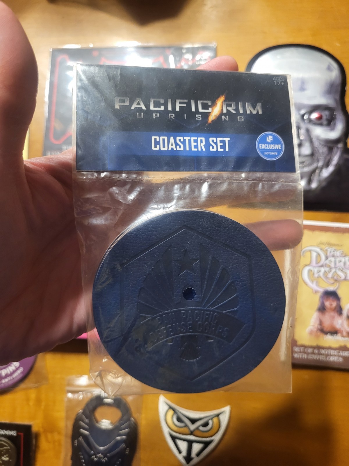 LOT Promo Items Loot Crate Pins Coaster T2 Lost Boys Stranger Things + READ