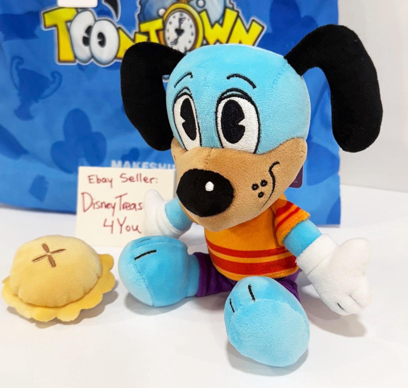 Disney Toontown Online Rewritten Flippy Dog Stuffed Plush Makeship Plushie Rare