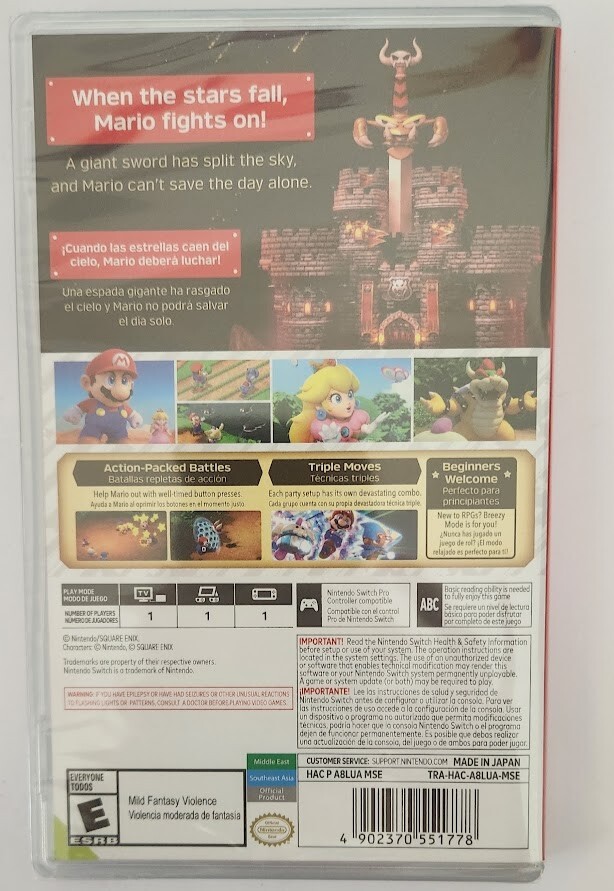 Super Mario RPG Switch Brand New Game (2023 RPG)