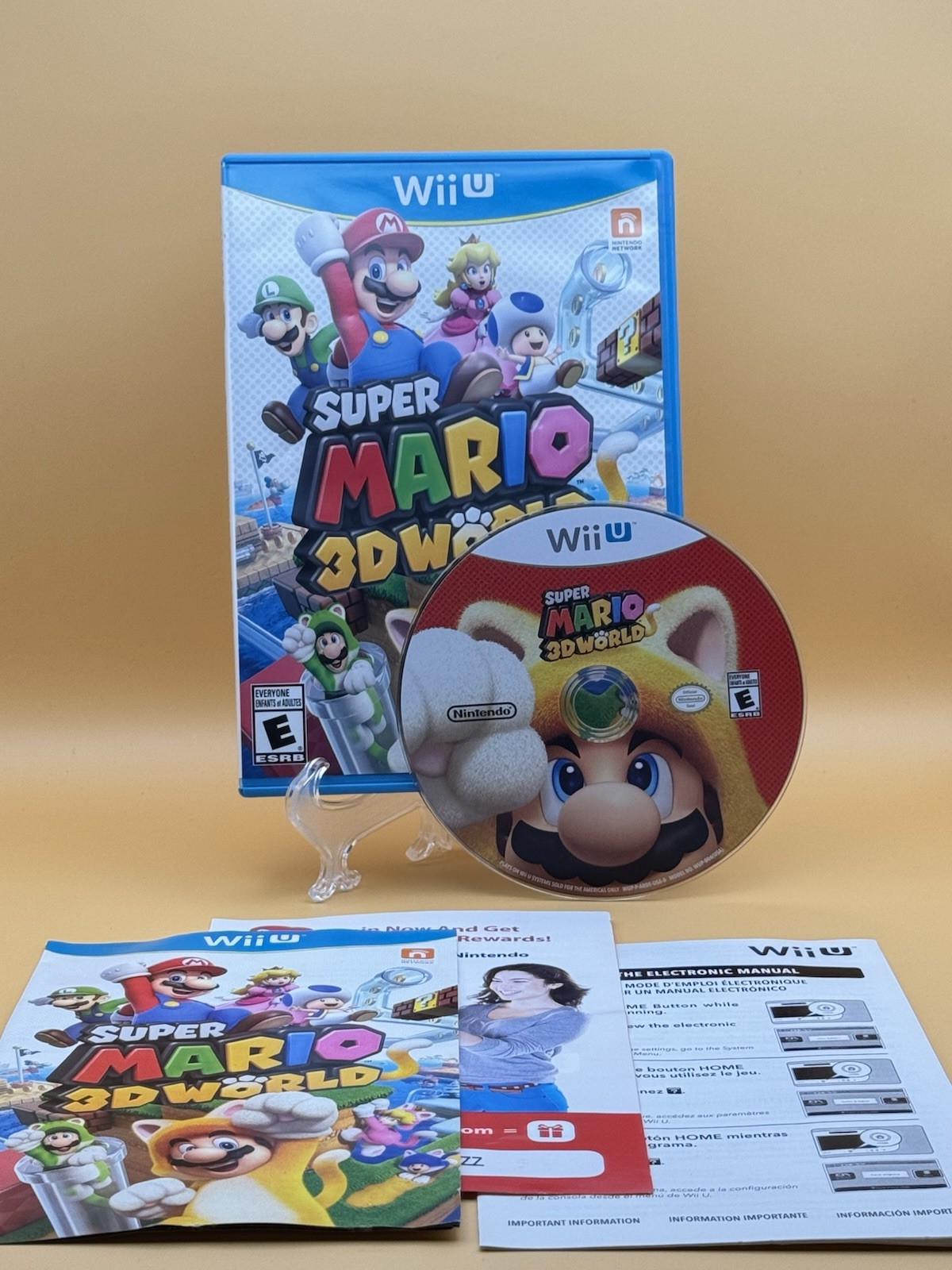 Super Mario 3D World (Nintendo Wii U 2013) Fast Shipping