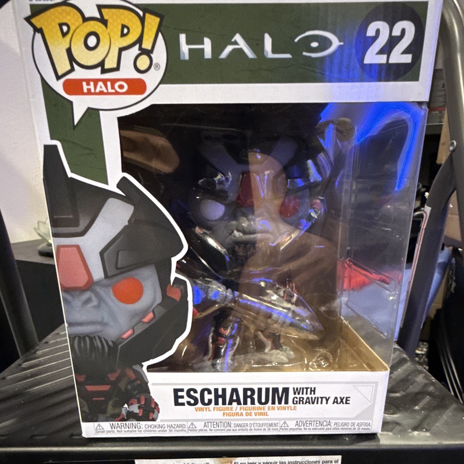 Funko Pop! Halo Vinyl Figure Lot Glows in Dark Master Chief Buck Weapon Escharum