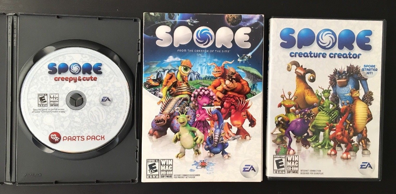 Spore, Creepy and Cute, Spore Creature Creator PC Windows/MAC *Please Read!*
