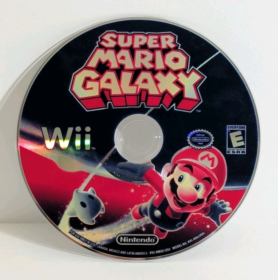 Super Mario Galaxy (Nintendo Wii, 2007) CIB, Original Label