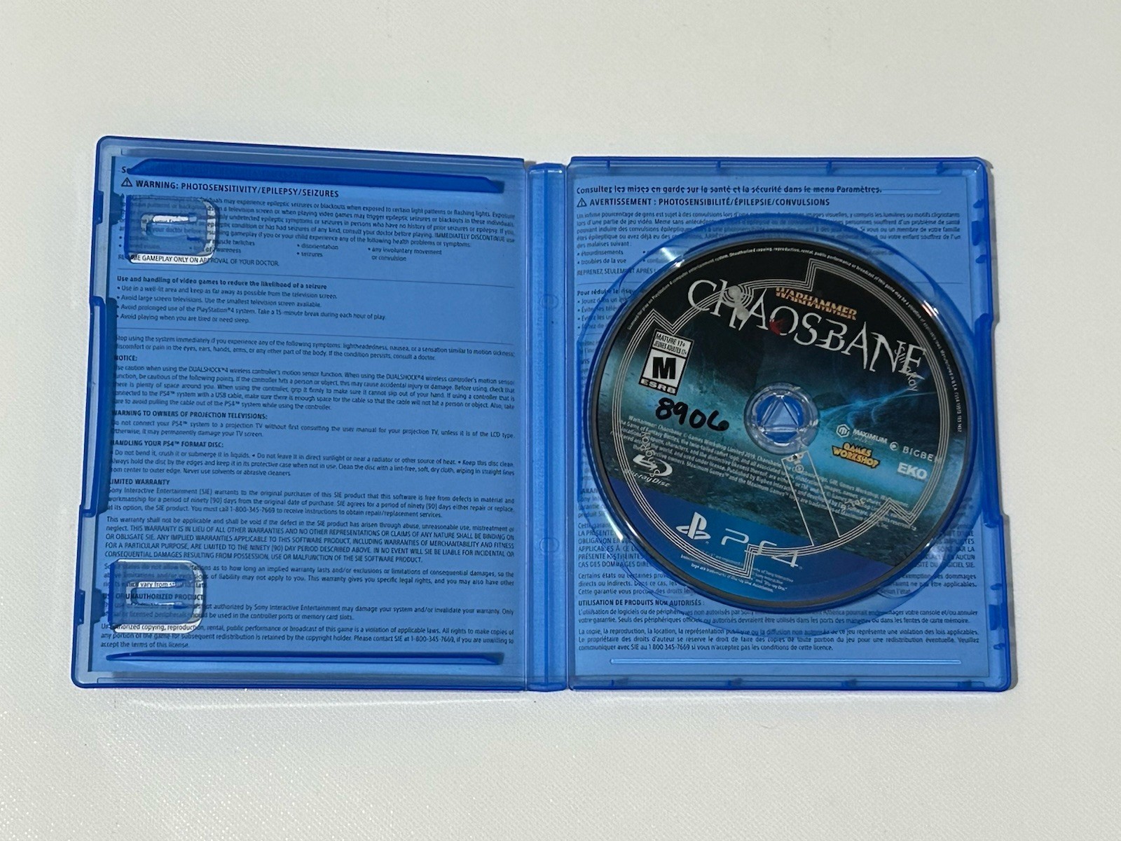 Warhammer Chaosbane PS4 PlayStation 4 Ex Library Copy