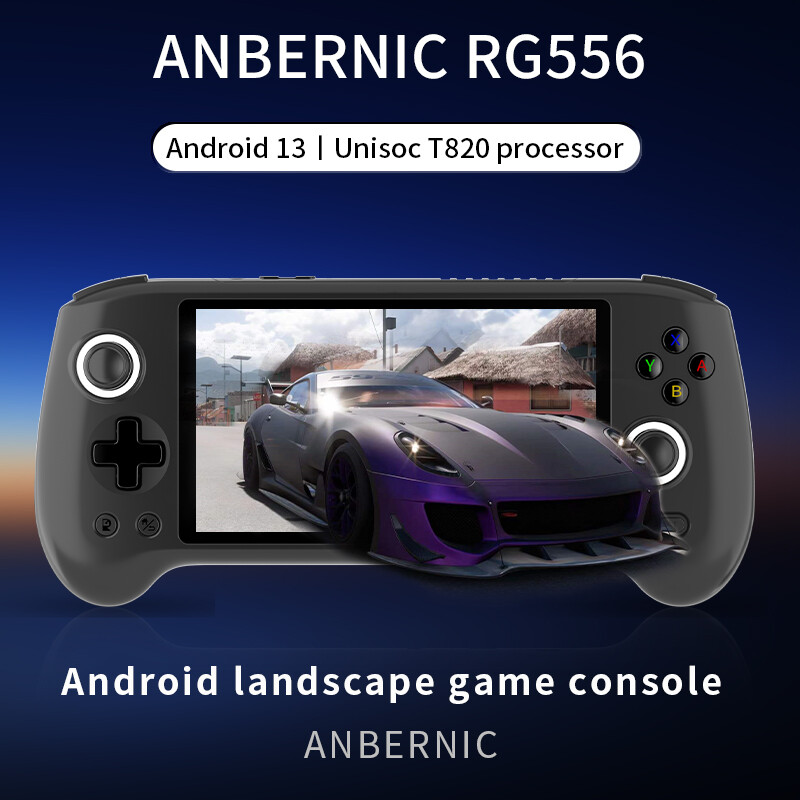 ANBERNIC RG556 5.5 inch Handheld Game Console nisoc T820 Android13 5500mAh Gifts