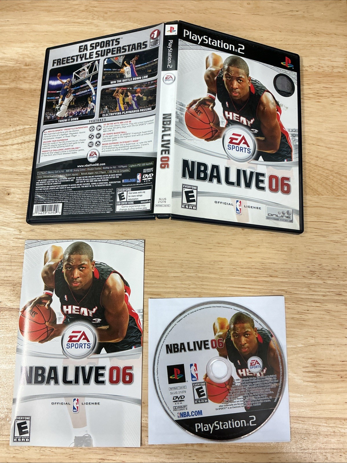 NBA Live 06 Sony PS2 CIB Complete Tested Working