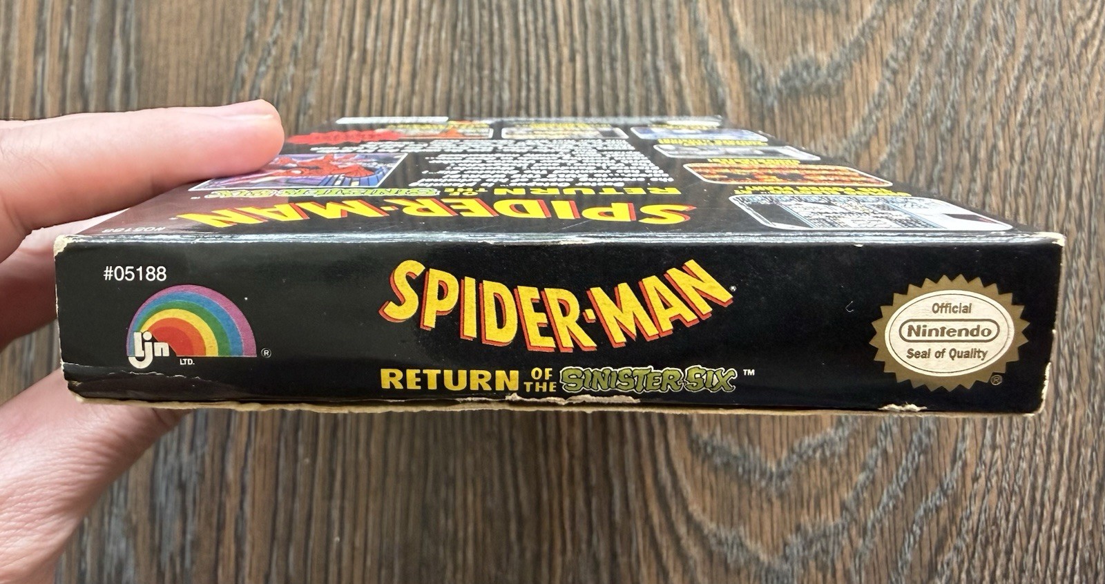 Spider-Man: Return of the Sinister Six Complete in Box CIB (Nintendo, NES 1992)