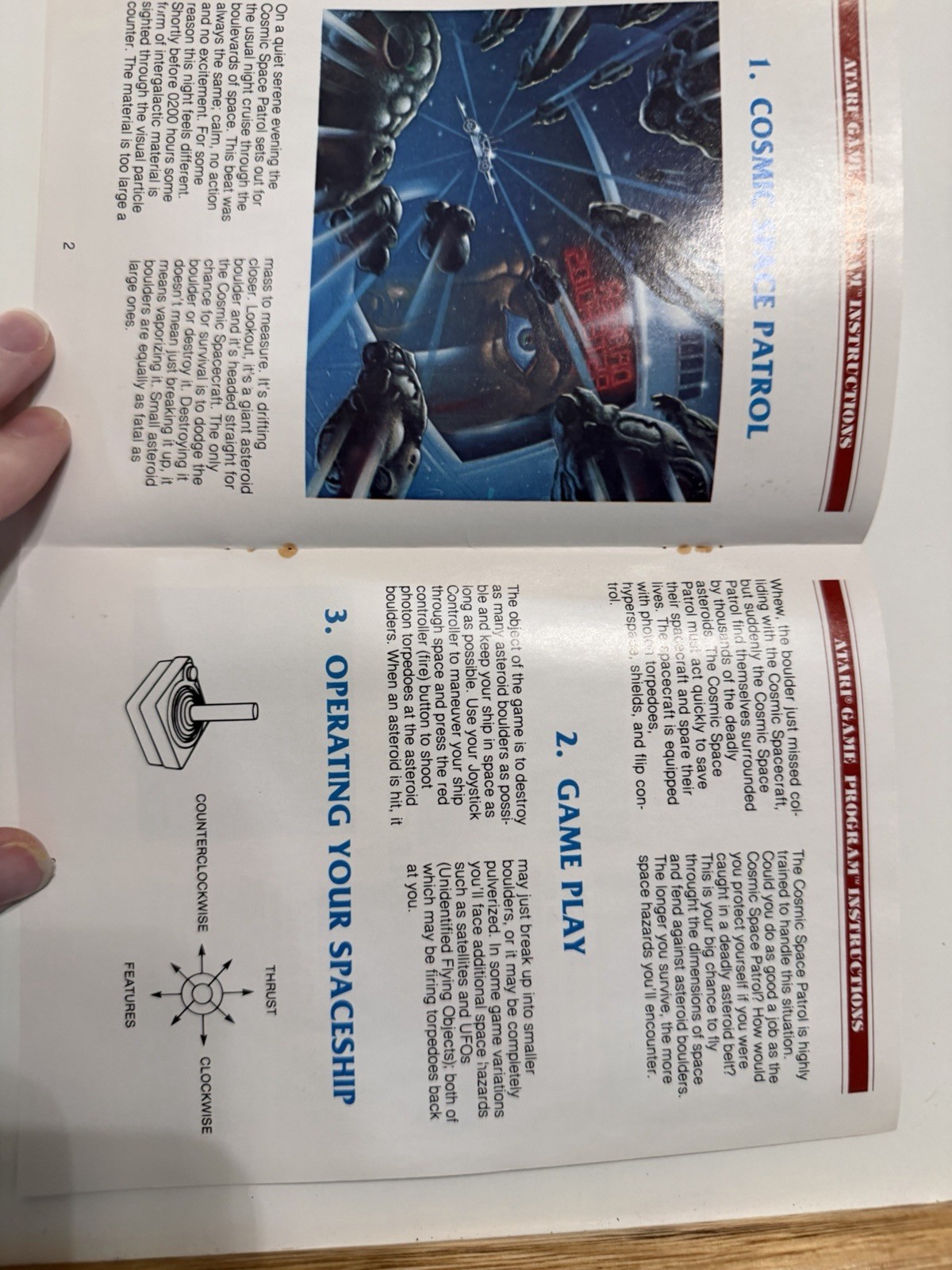 Asteroids 1981 COMPLETE w/box, Manual And Game