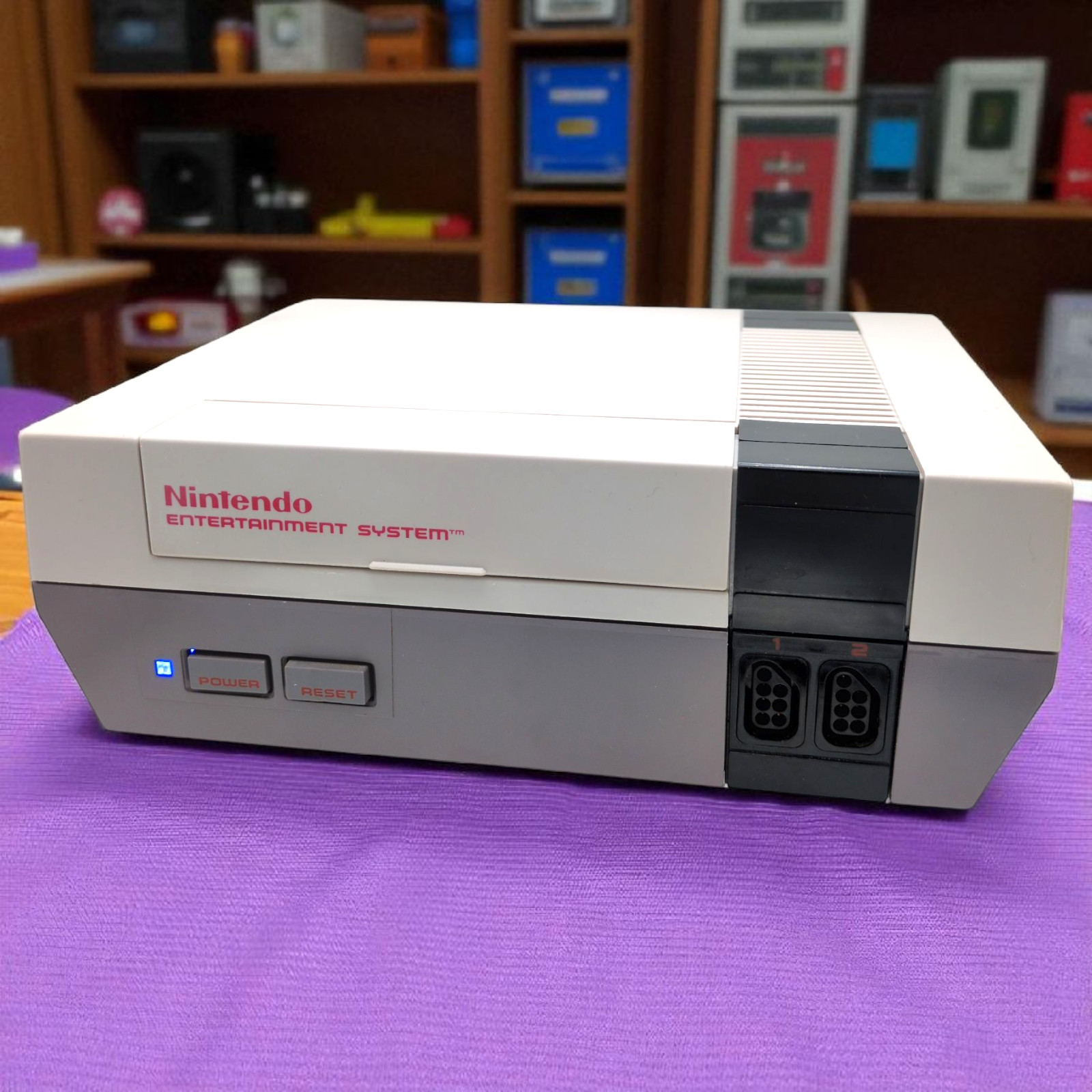 Nintendo NES Console with RGB Mod, Blue LED, Multiout Port, RGB and S-Video