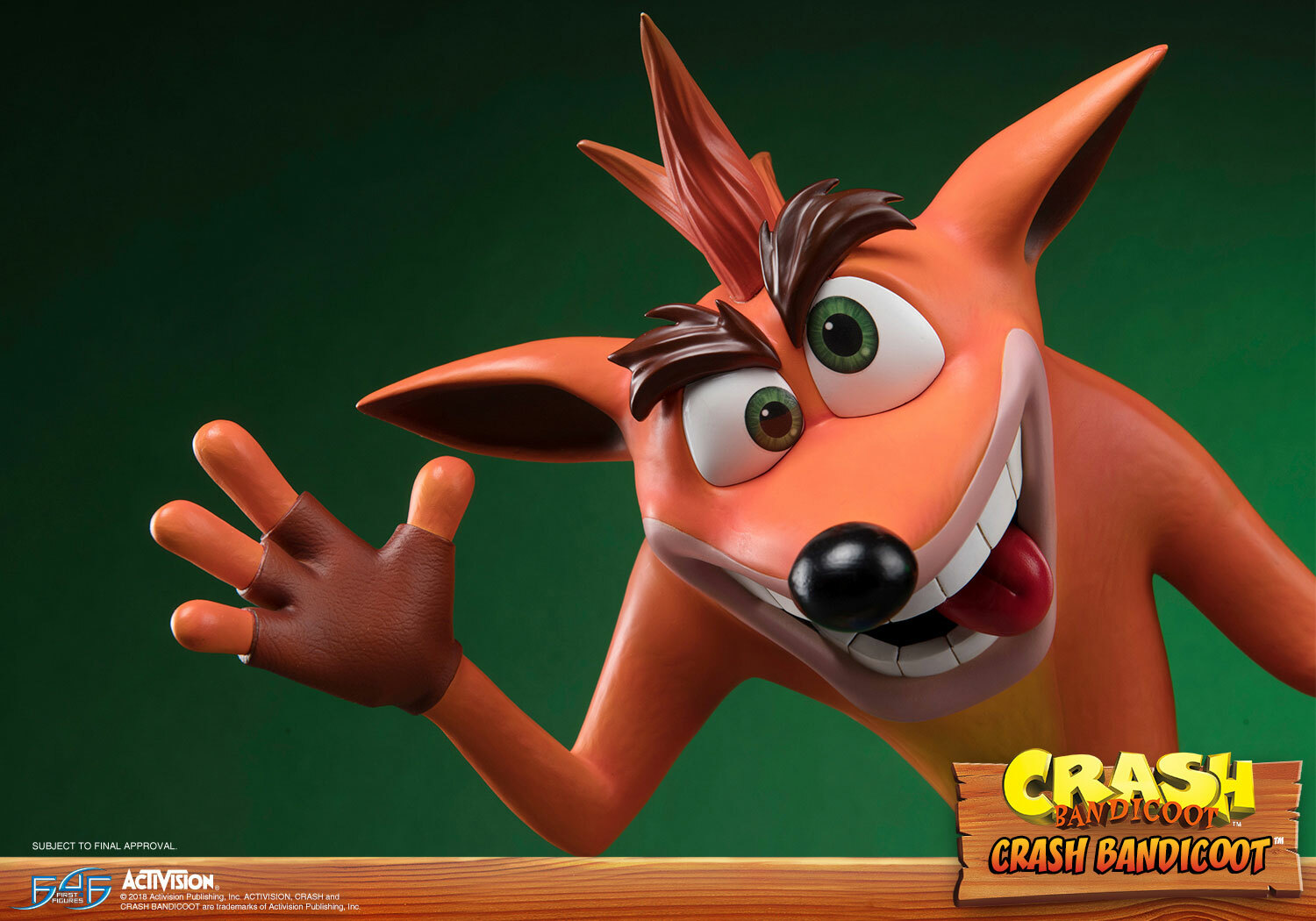 First4Figures Crash Bandicoot Regular Statue MIB