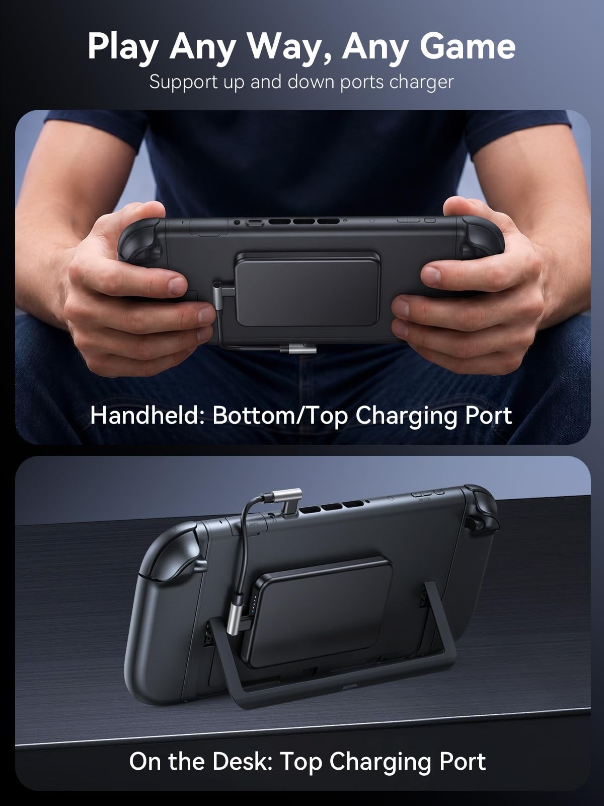 Mini Magnetic Battery Pack for Nintendo Switch 2 (2025), 5000mAh 18W Portable…