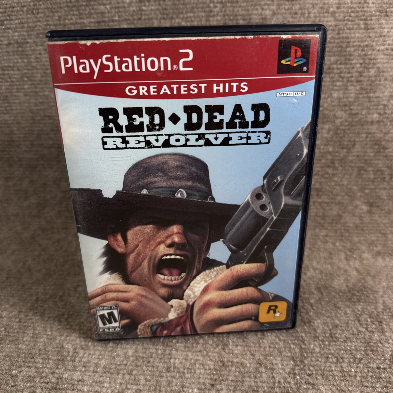 Red Dead Revolver PS2 PlayStation 2 Greatest Hits Manual Booklet CIB ADULT OWNED