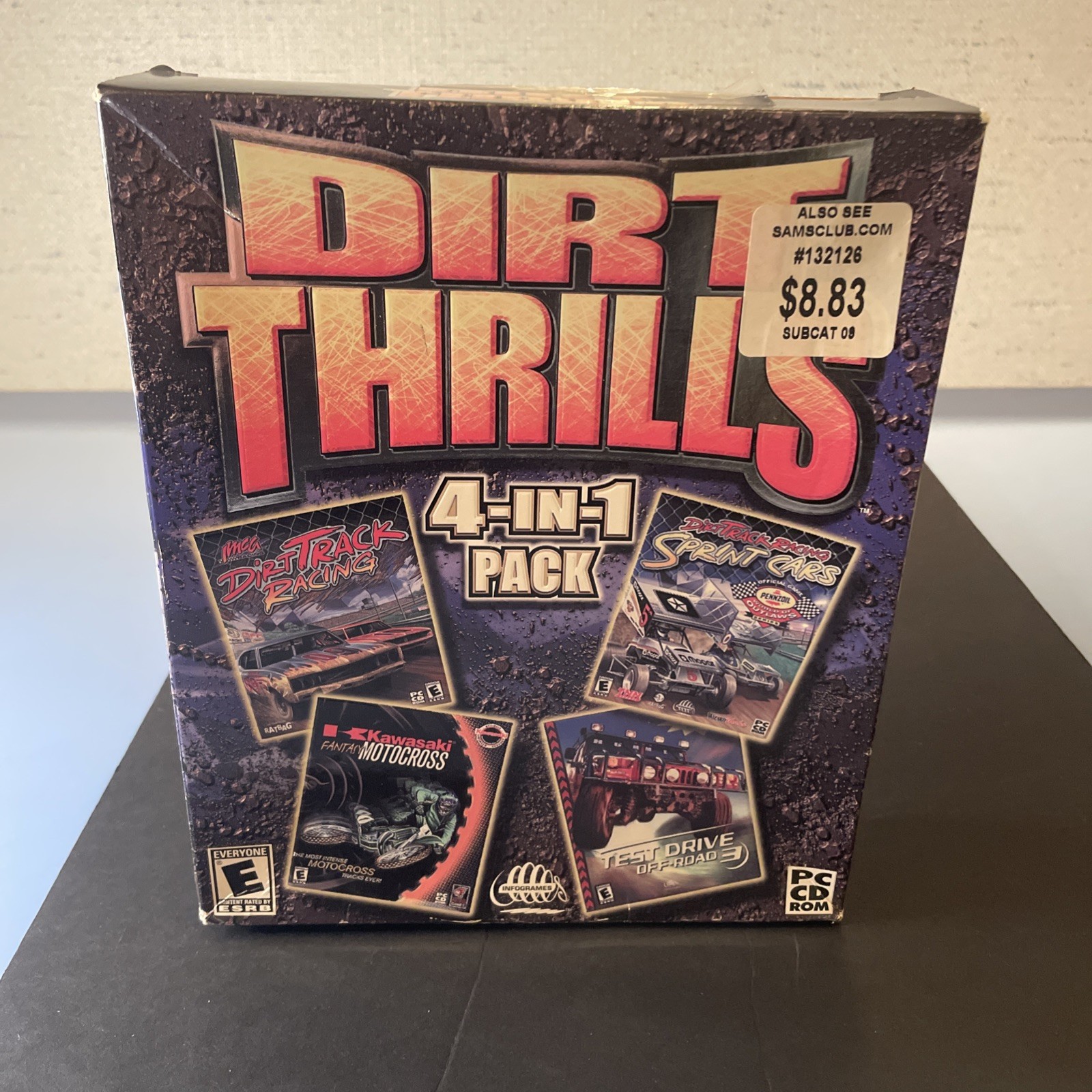 NIB Dirt Thrills PC/CD ROM Games 4-In-1 Pack Dirt Racing 2000