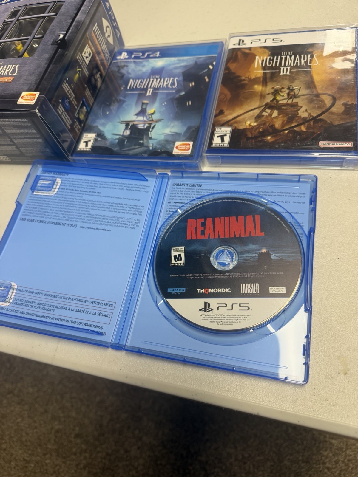 PS4 PS5Horror Lot Little Nightmares, II, III, Six Edition Inside Limbo, Reanimal