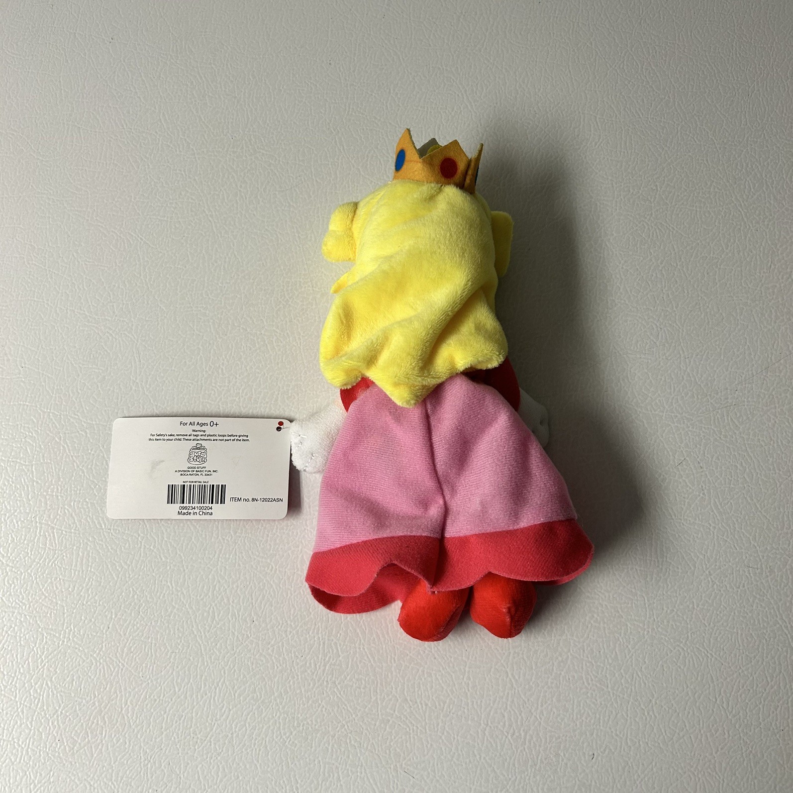 New SUPER MARIO Brothers – PRINCESS PEACH Pink Plush Stuffed 9” NWT