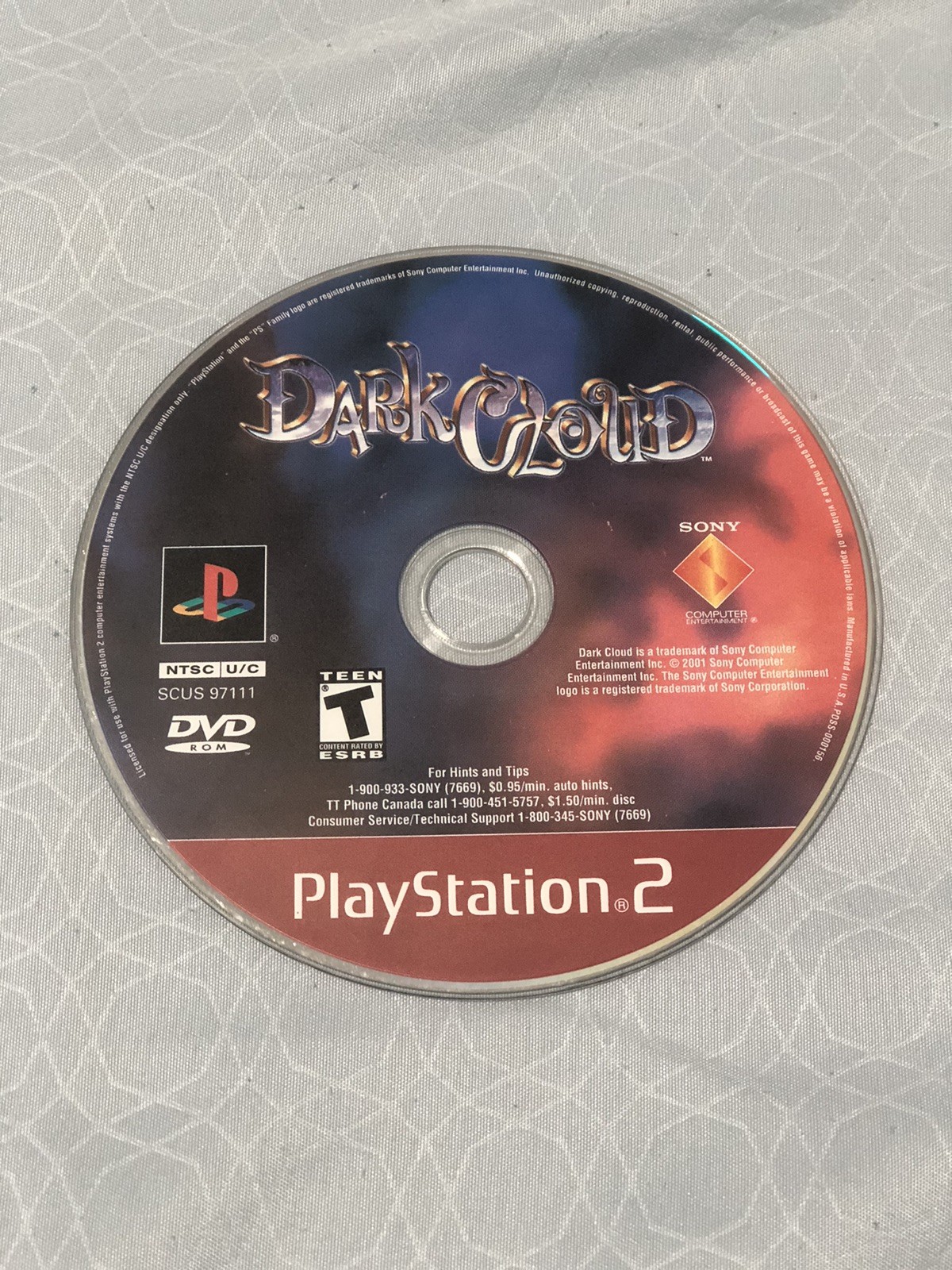 Dark Cloud (Sony PlayStation 2, 2001) – Disc Only