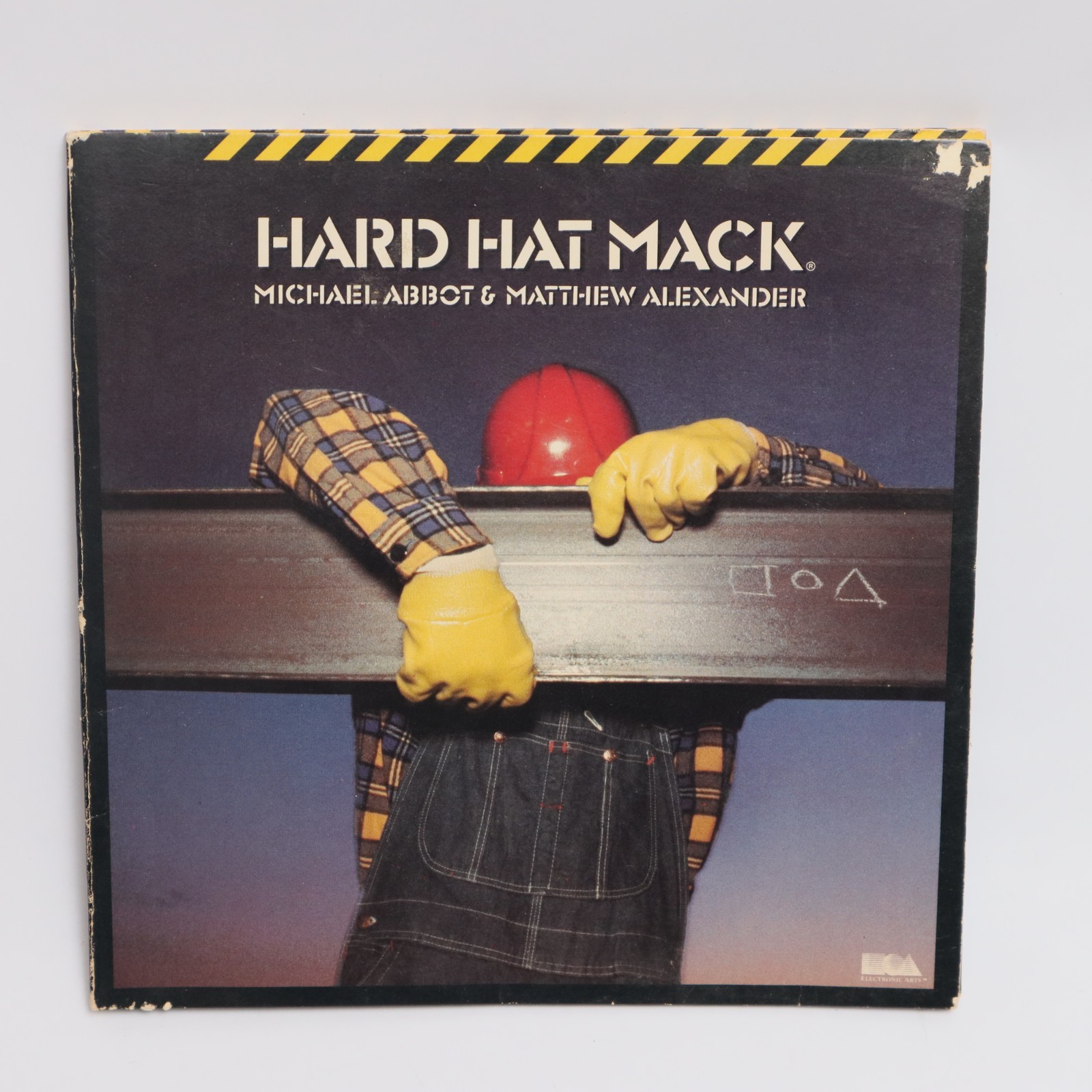 Hard Hat Mack 1983 Electronic Arts Atari Home Computers Platform Excellent Cond