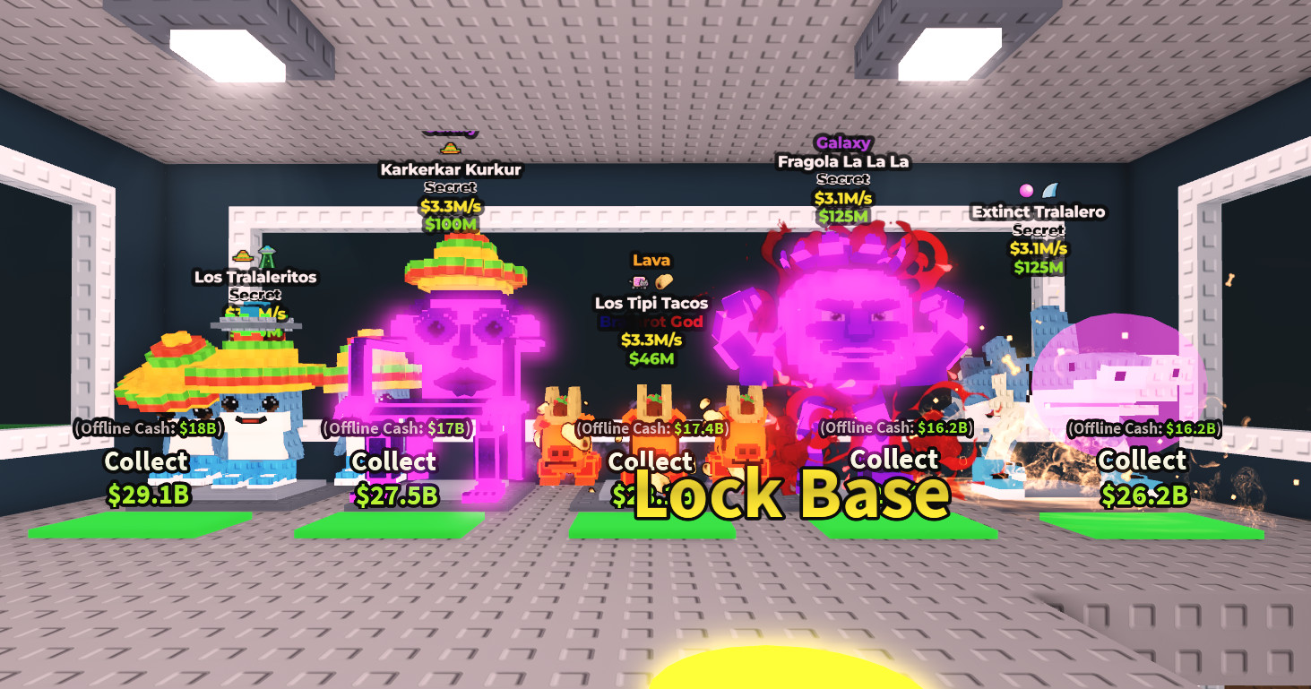 Roblox | Steal A Brainrot | Gold Diamond Rainbow Galaxy | Cheap – Fast – Safe ✅