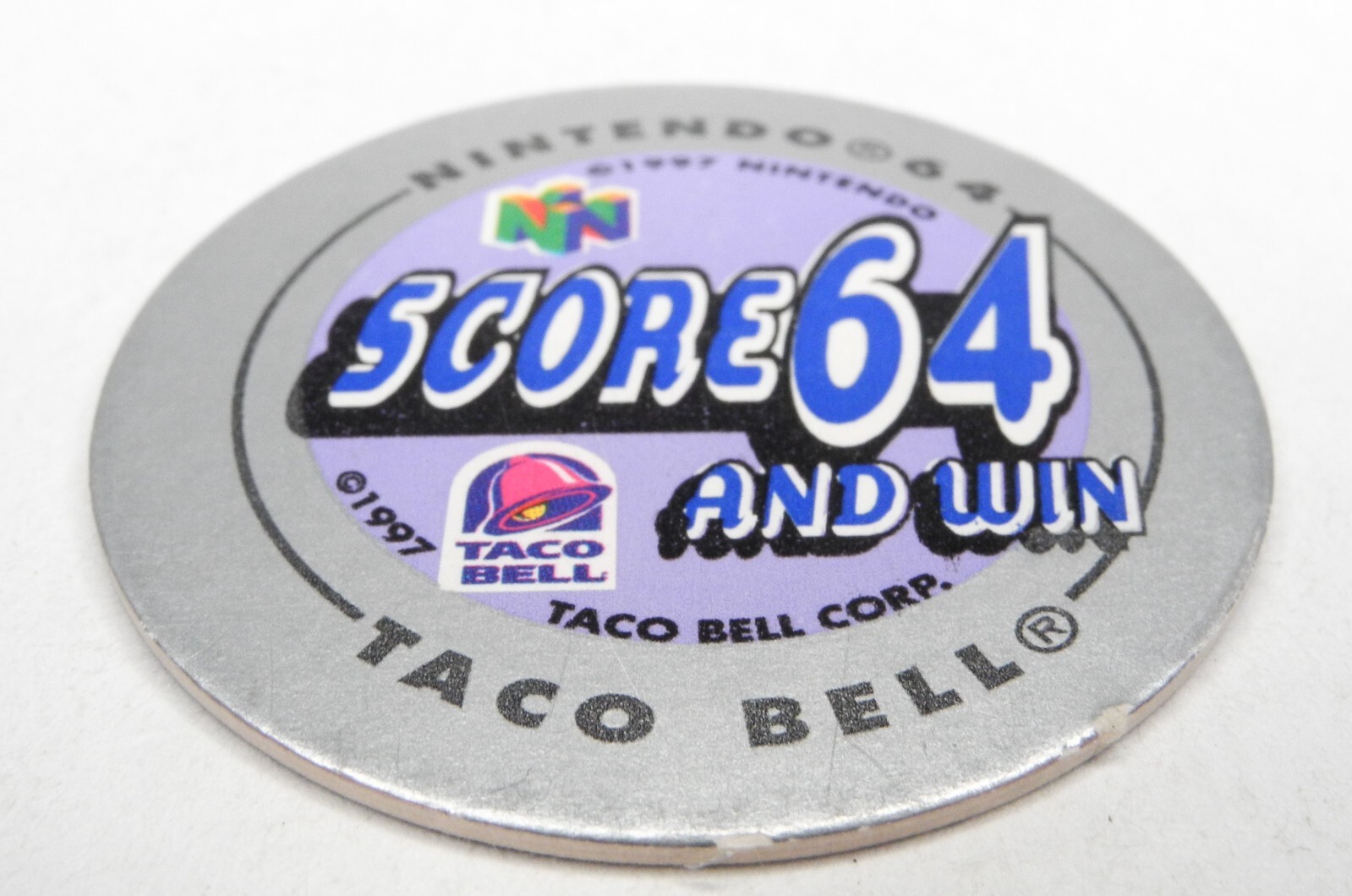 Taco Bell Score 64 1997 Fox McCloud Star Fox 64 Nintendo 64 Game Coin