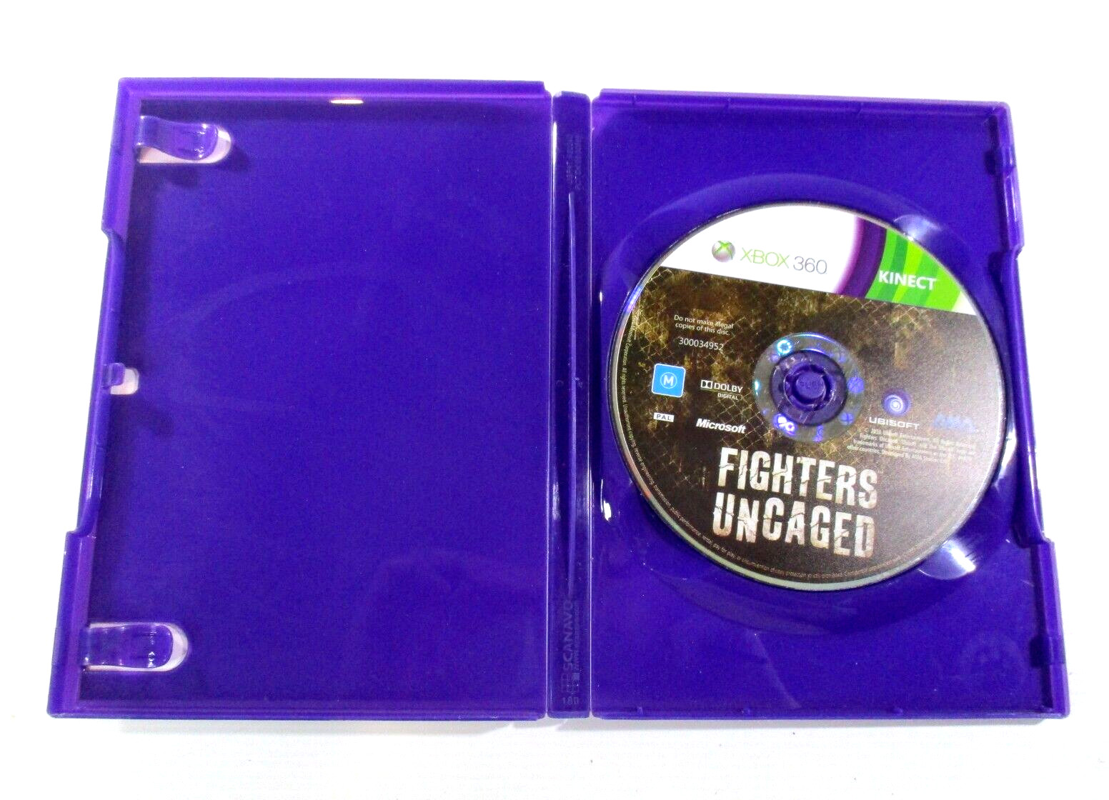 Fighters Uncaged Xbox 360 Kinect Game M R4 PAL R4 Ubisoft 2010 Tested