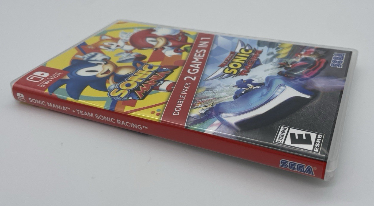 Sonic Mania Team Sonic Racing Double Pack for Nintendo Switch ***BOX ONLY***