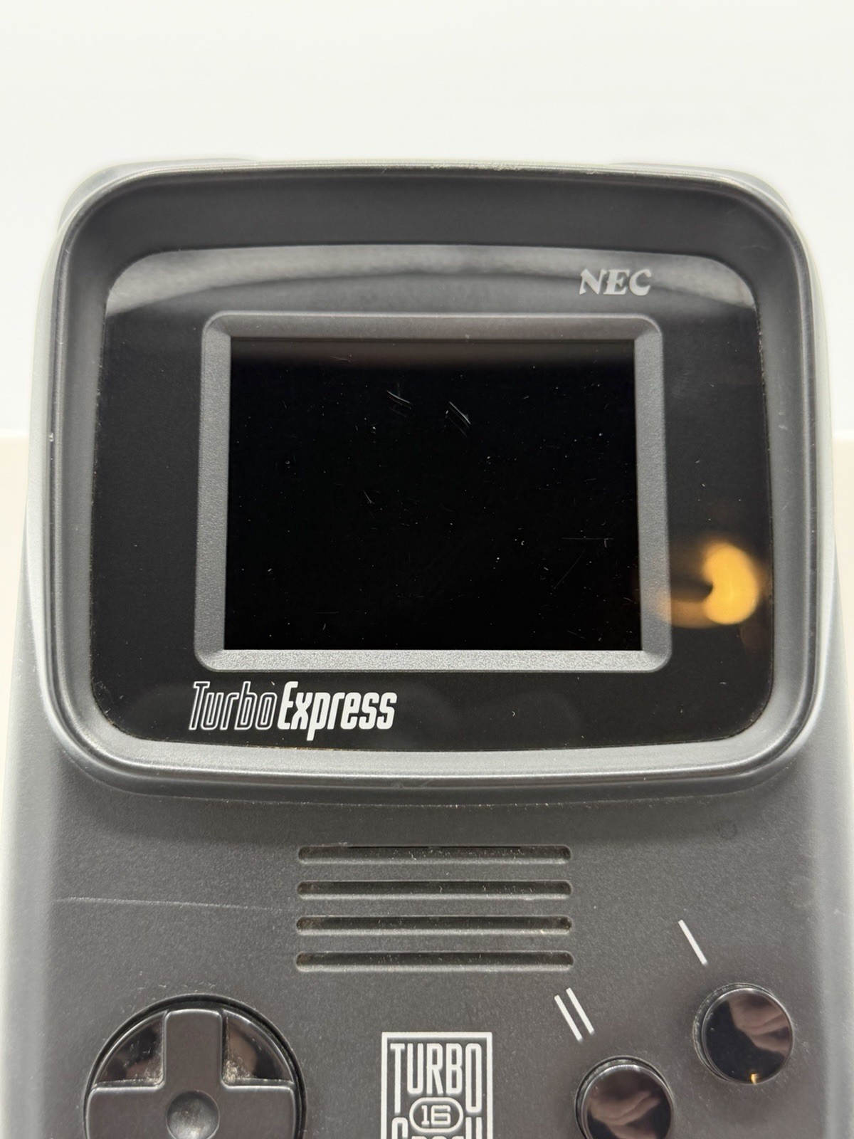 TurboExpress Handheld Console System NEC Turbo EXPRESS Works W/ Turbo Drive