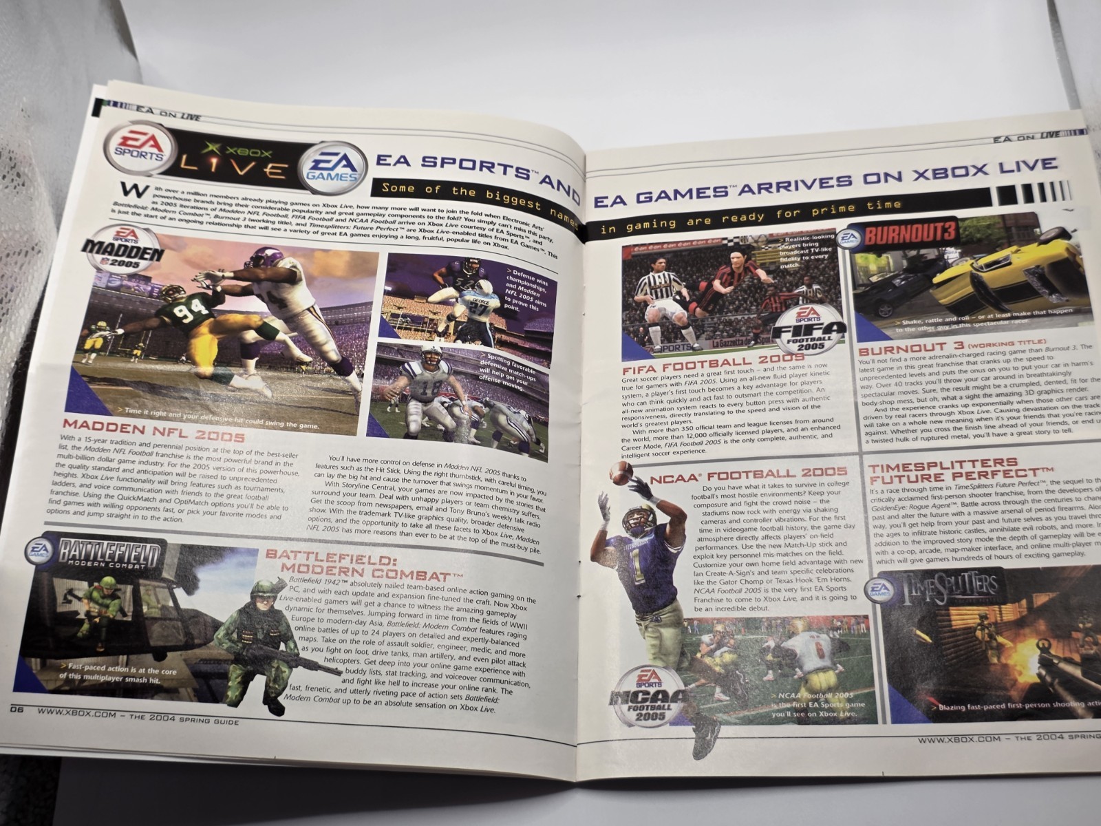 2004 Xbox Spring Guide Halo 2 Promo Brochure Booklet FREE Take One Rare 10.5×8
